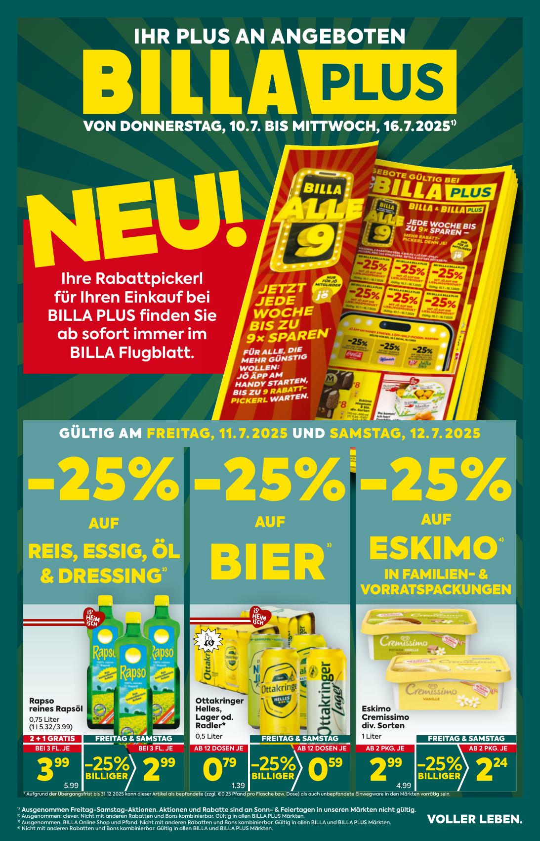 Billa Plus flyer page