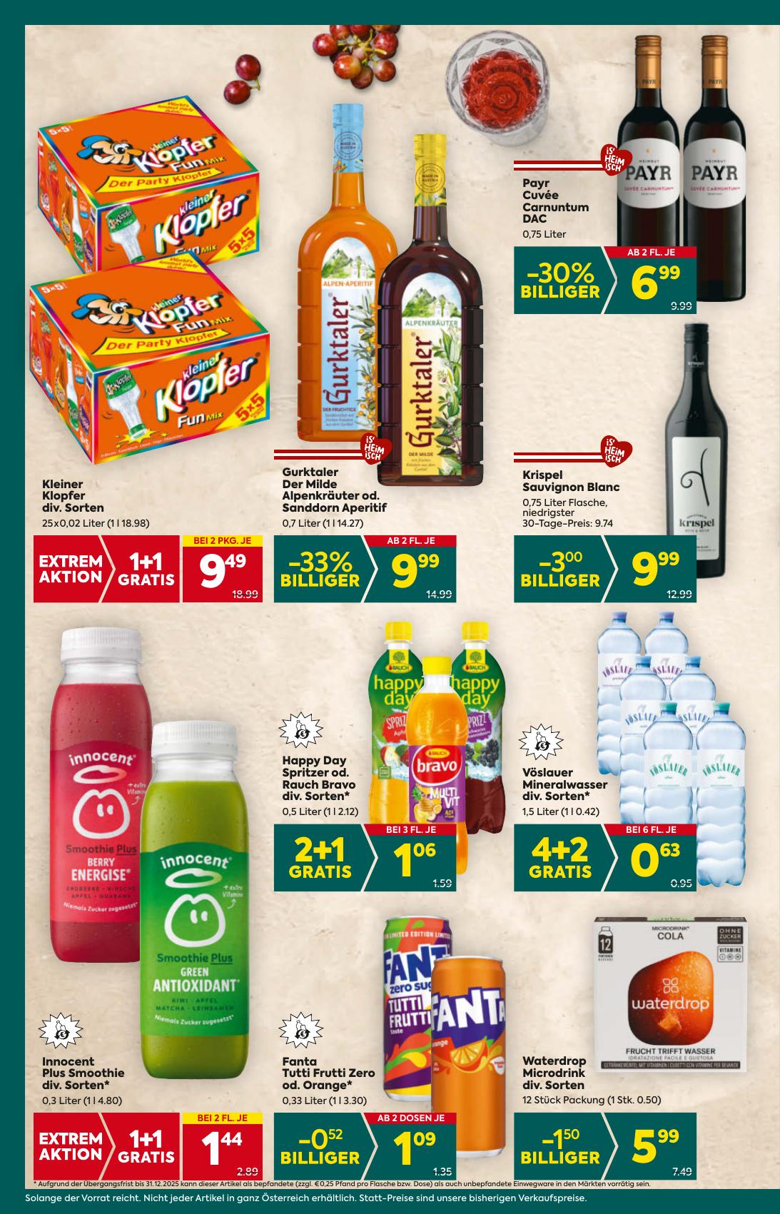 Billa Plus flyer page