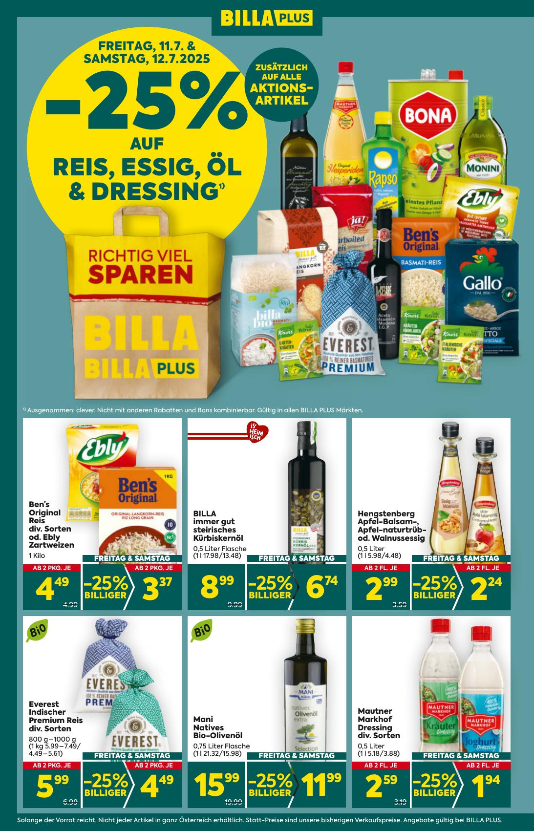 Billa Plus flyer page