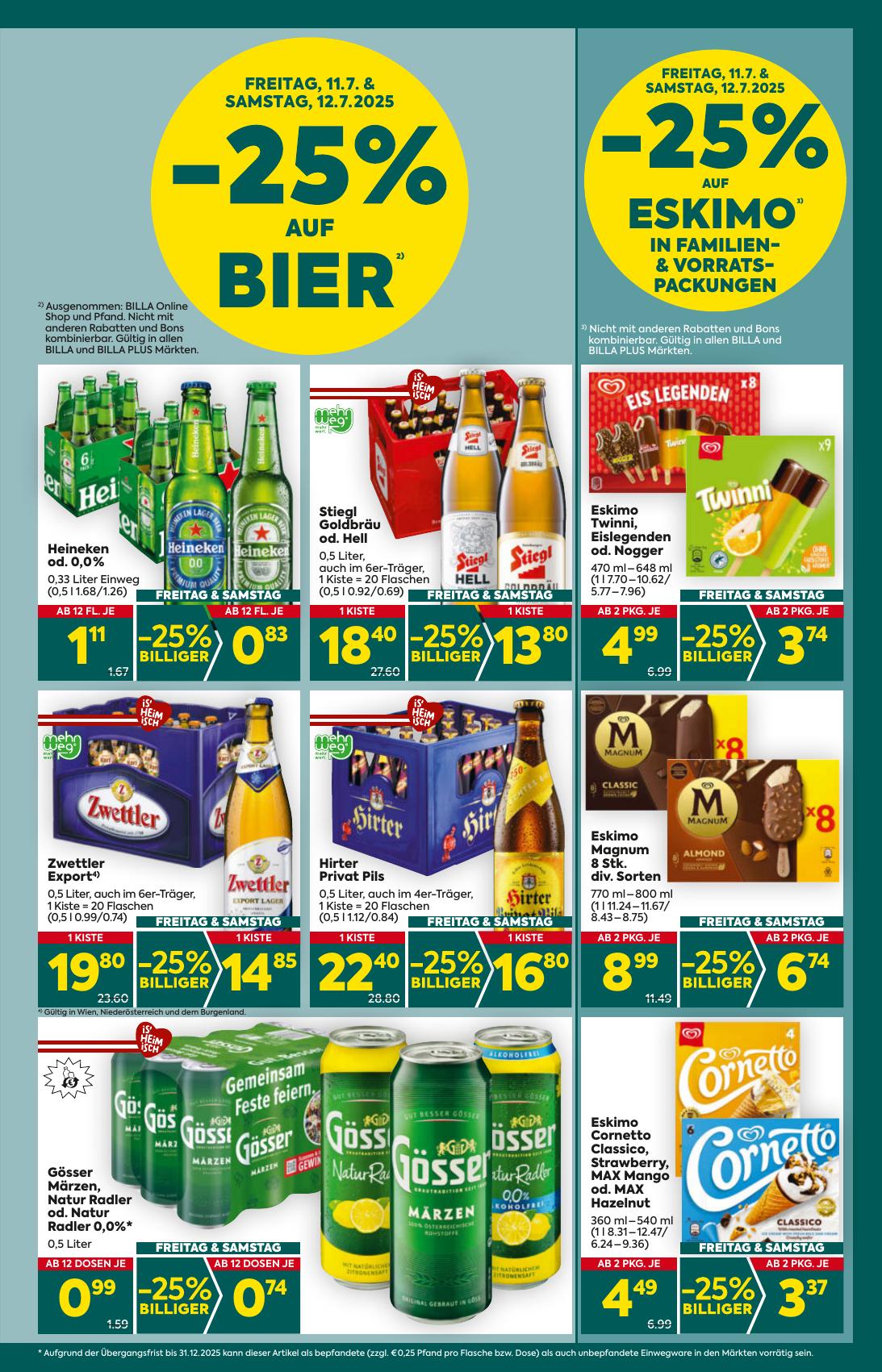 Billa Plus flyer page