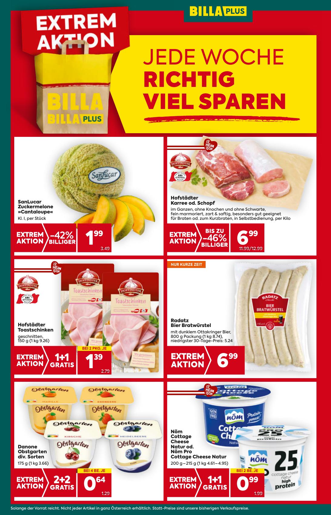 Billa Plus flyer page
