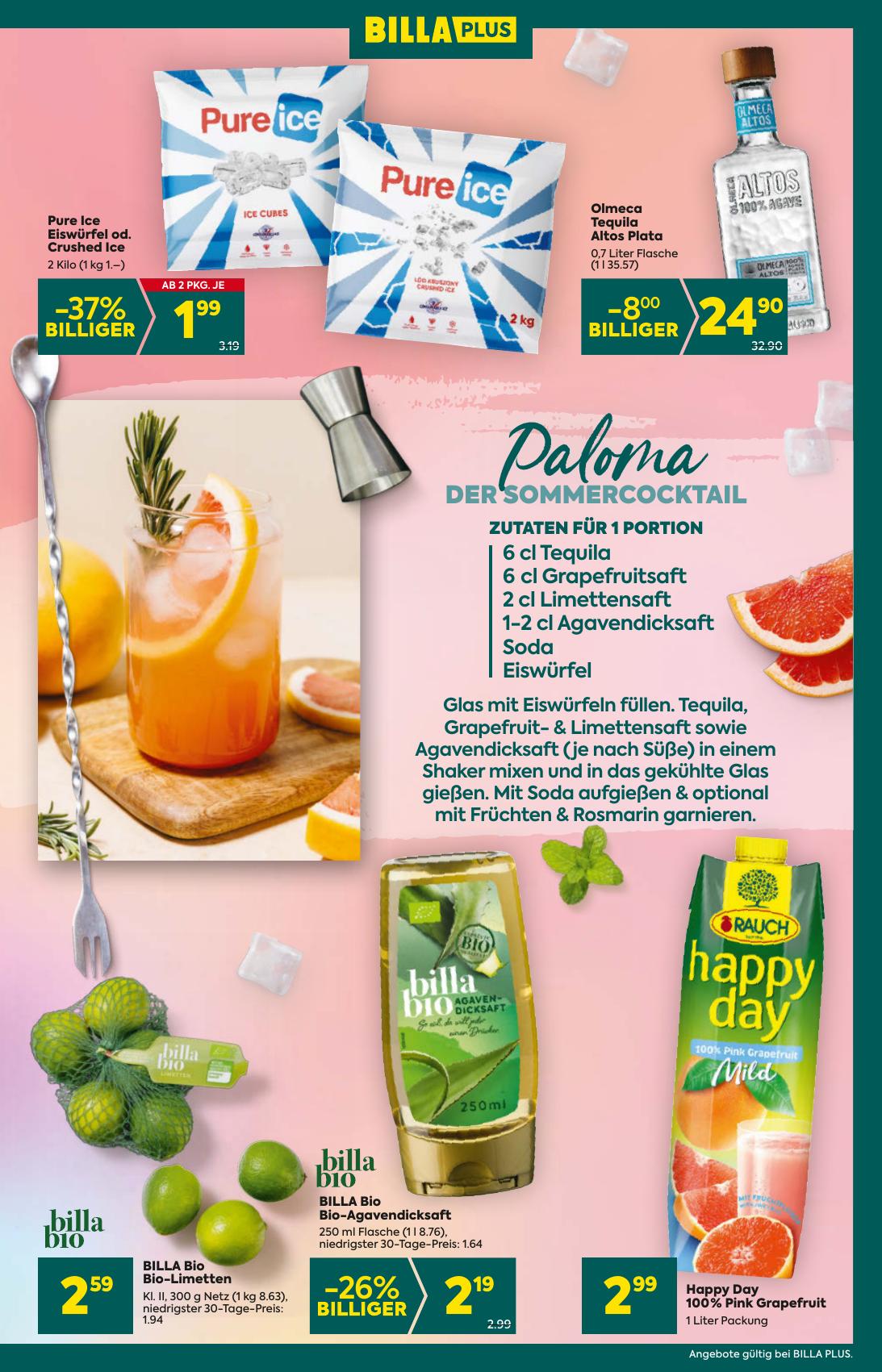 Billa Plus flyer page