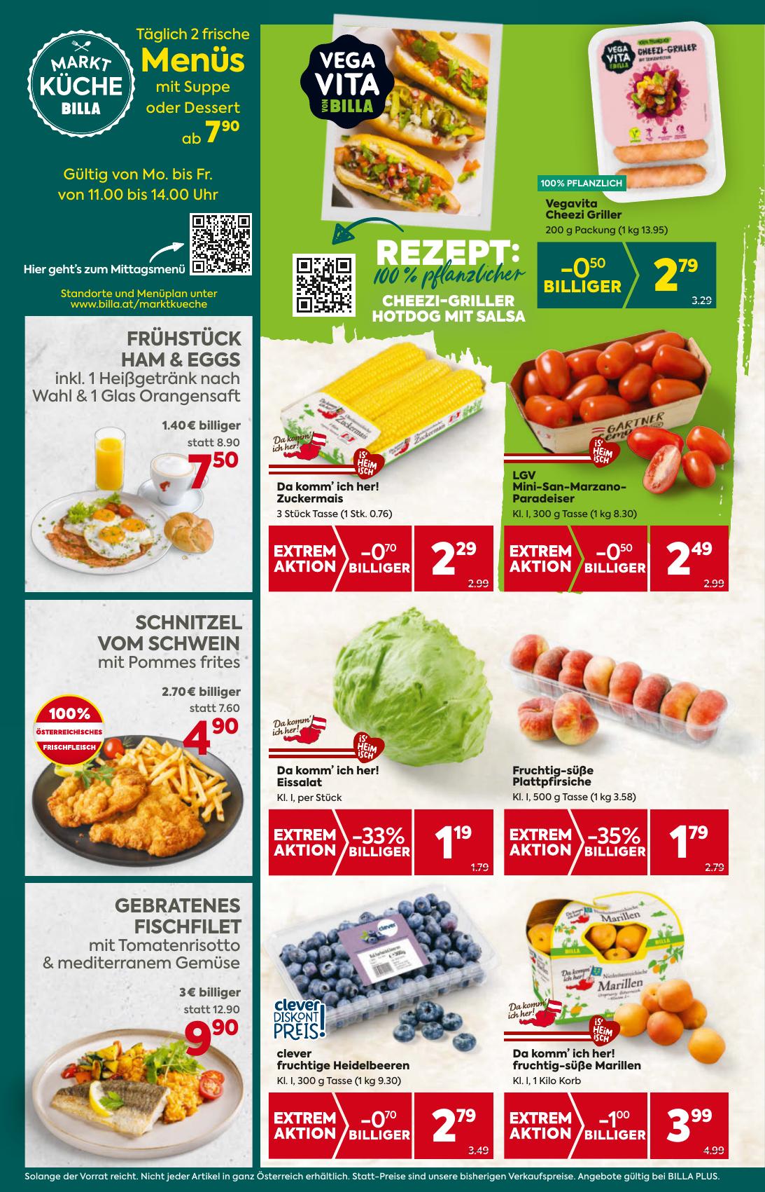 Billa Plus flyer page