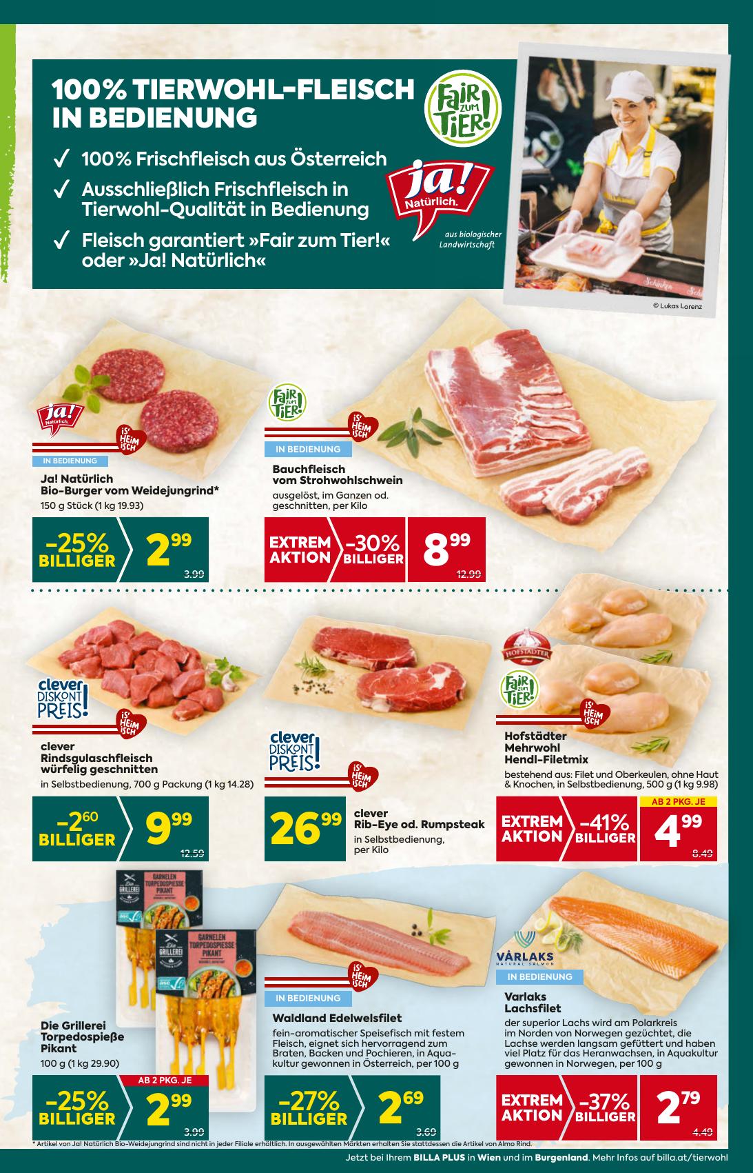 Billa Plus flyer page