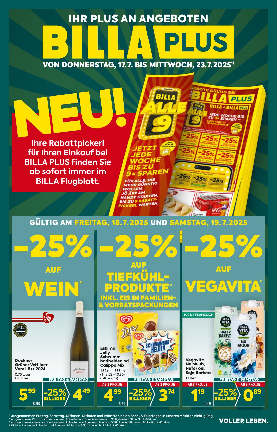 Billa Plus flyer page