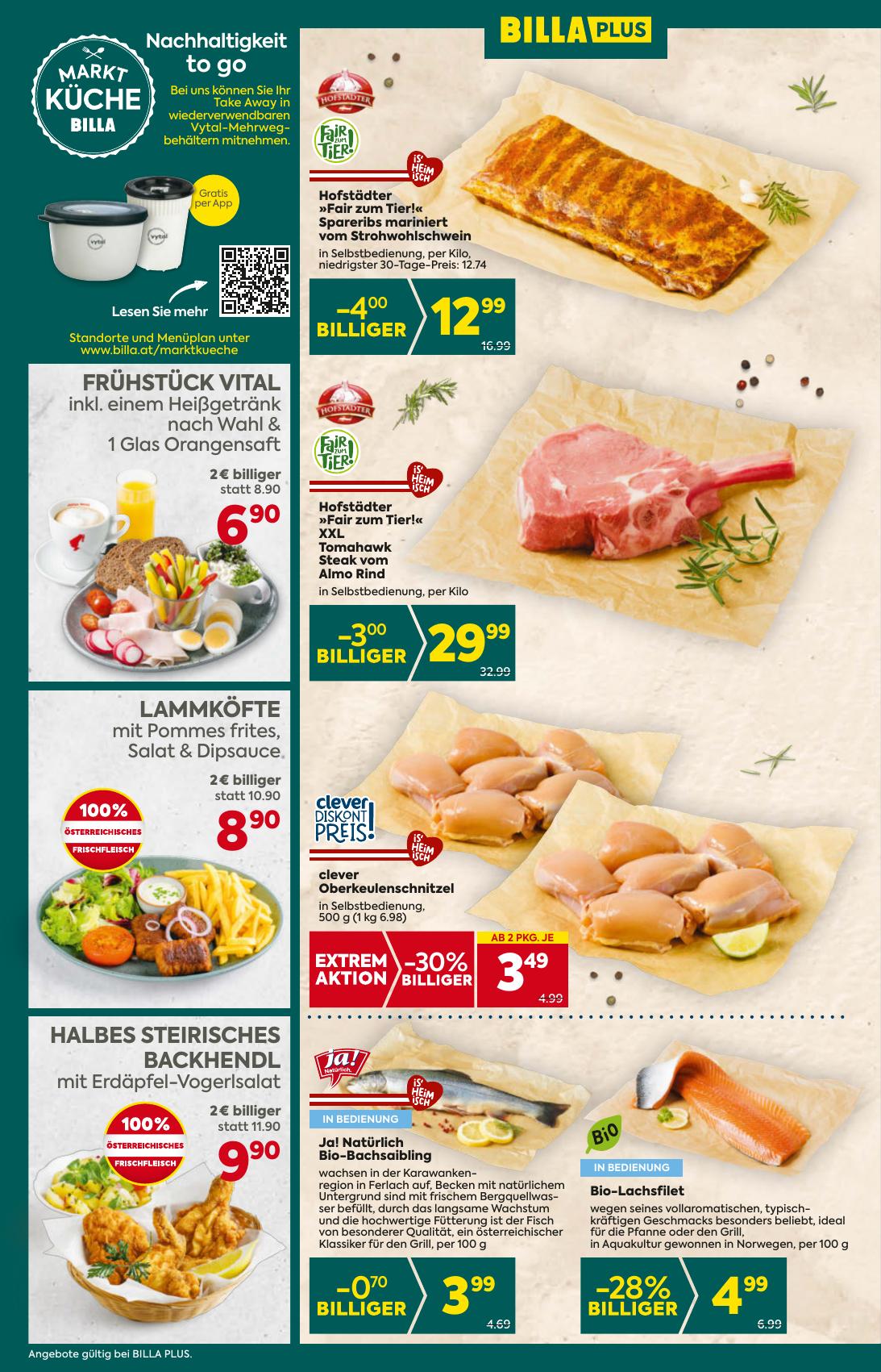 Billa Plus flyer page