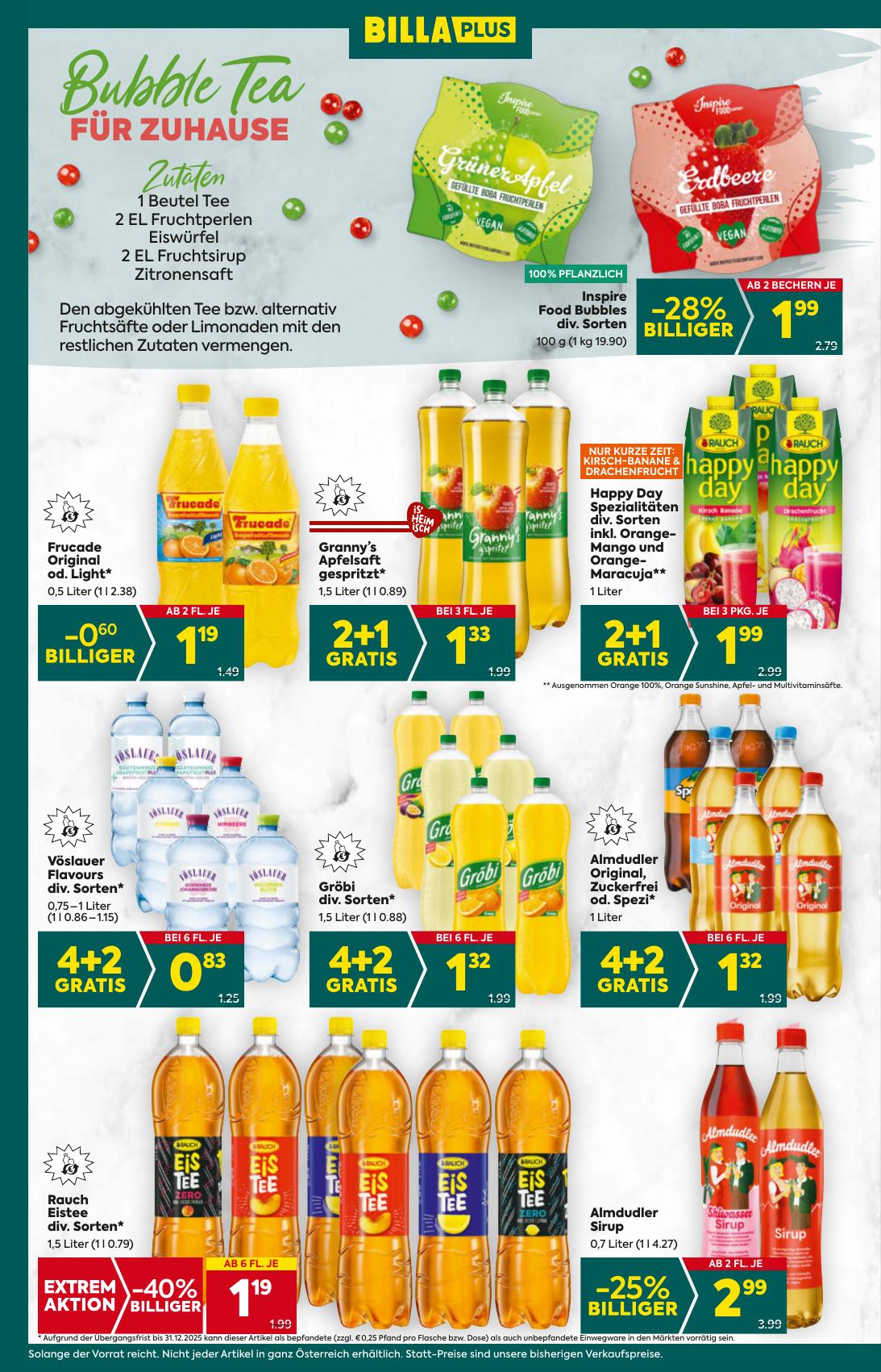 Billa Plus flyer page
