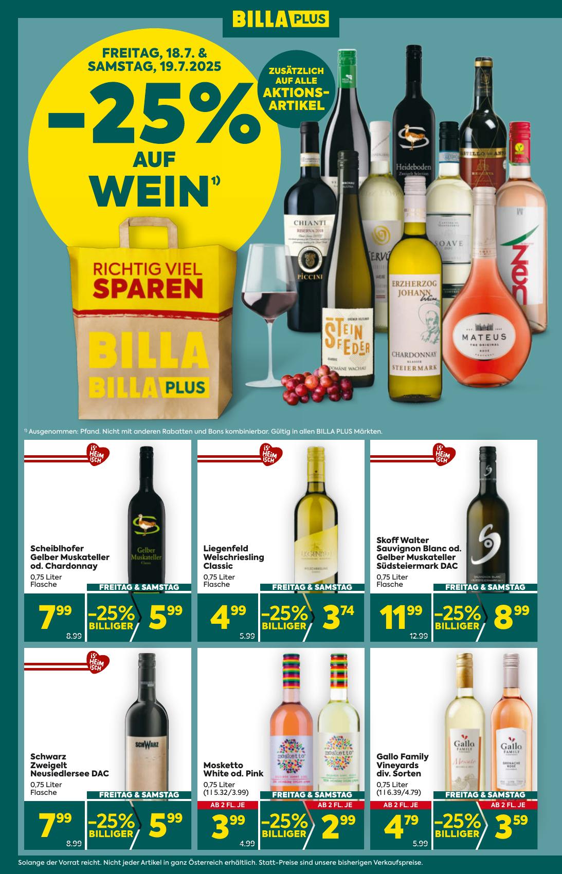 Billa Plus flyer page
