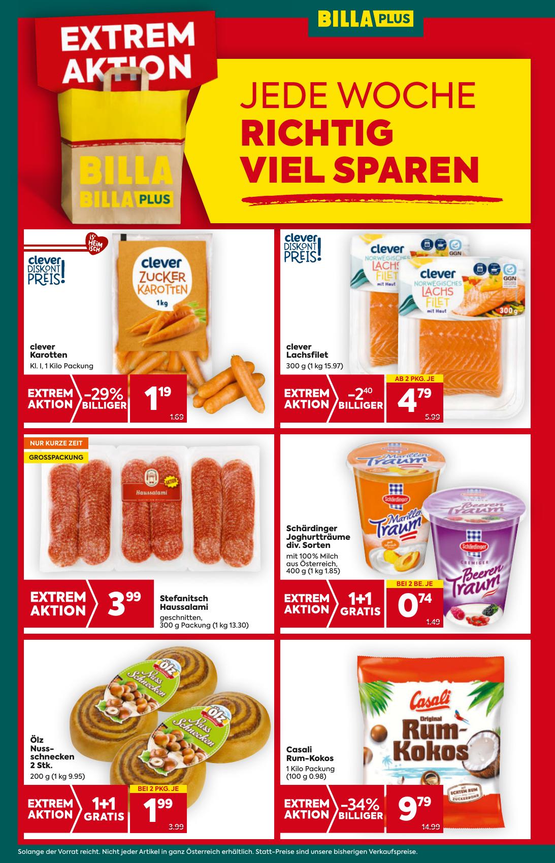 Billa Plus flyer page