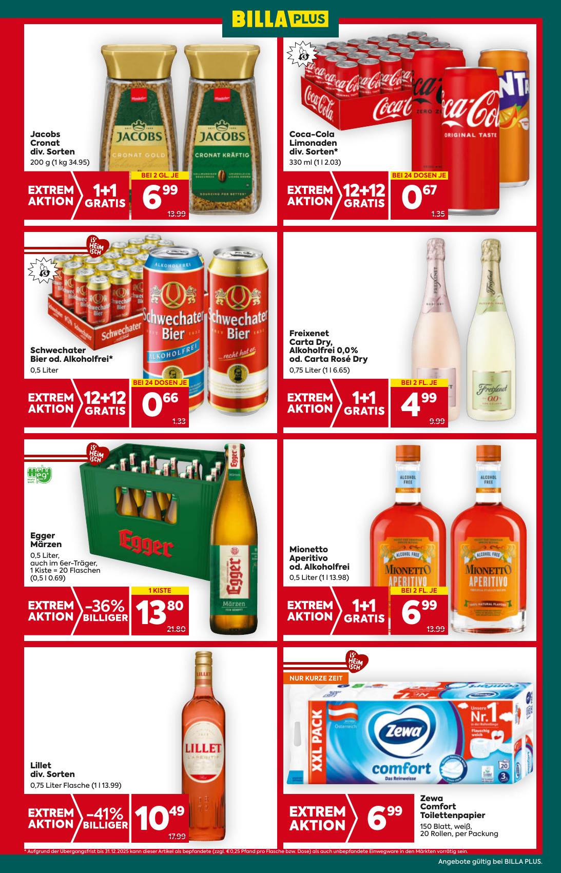Billa Plus flyer page