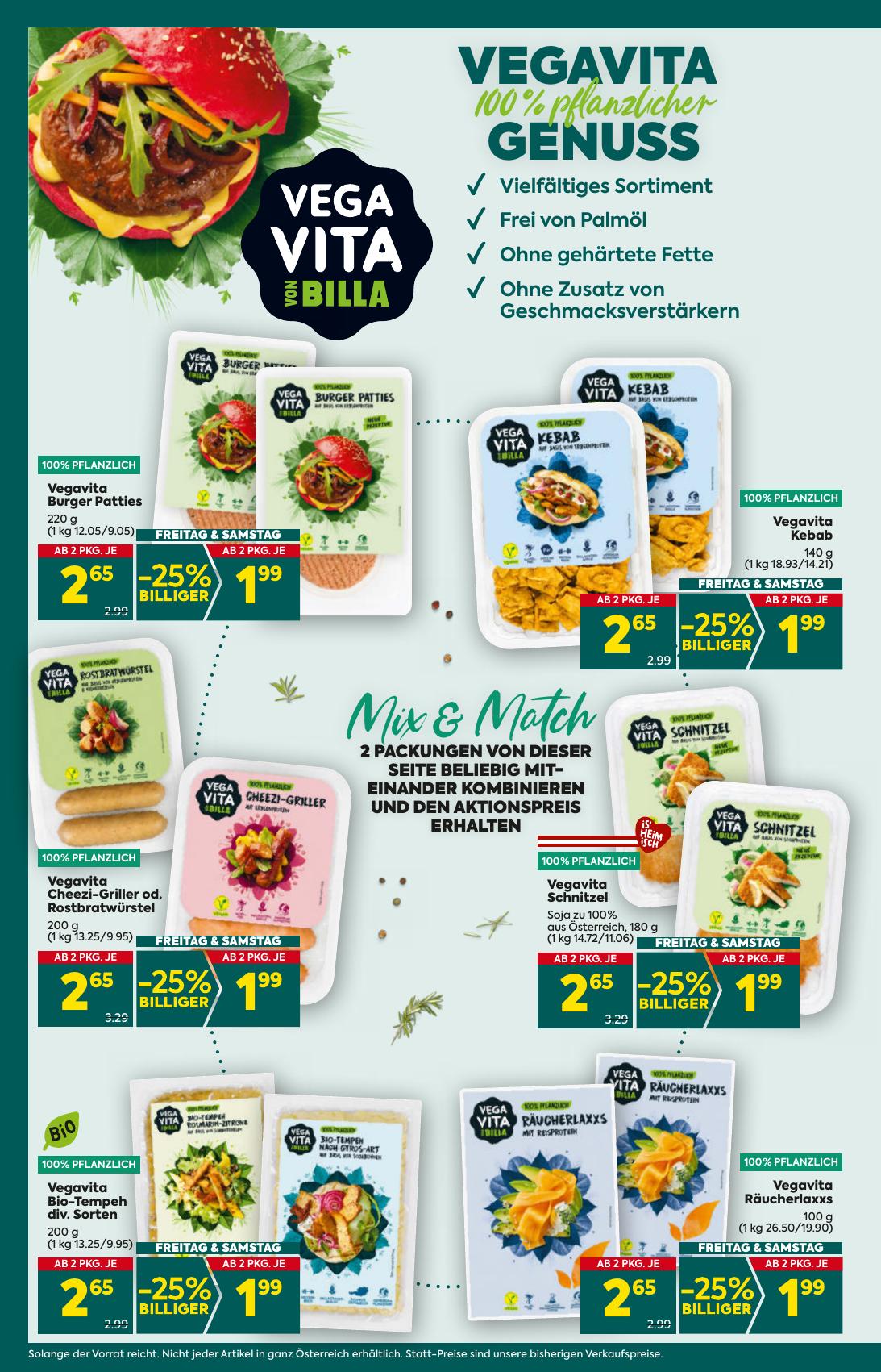 Billa Plus flyer page