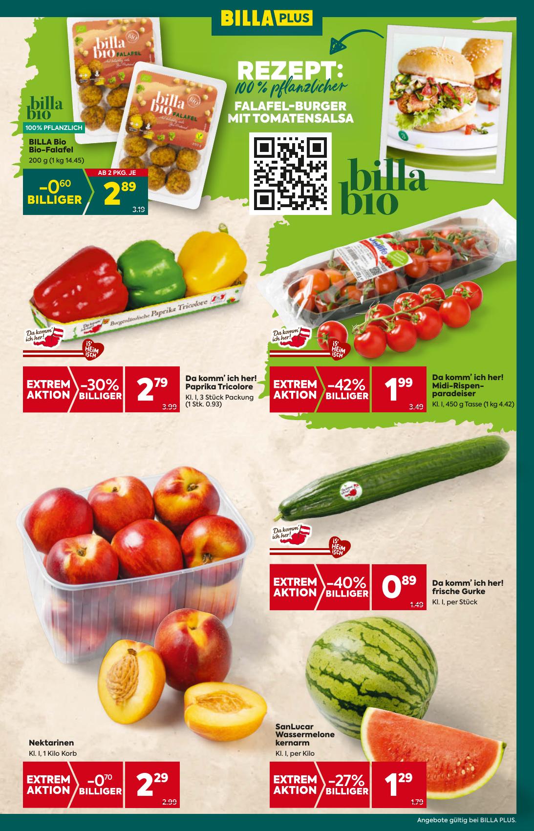Billa Plus flyer page