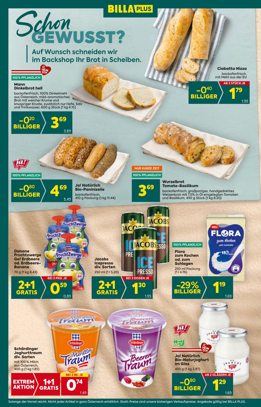Billa Plus flyer page