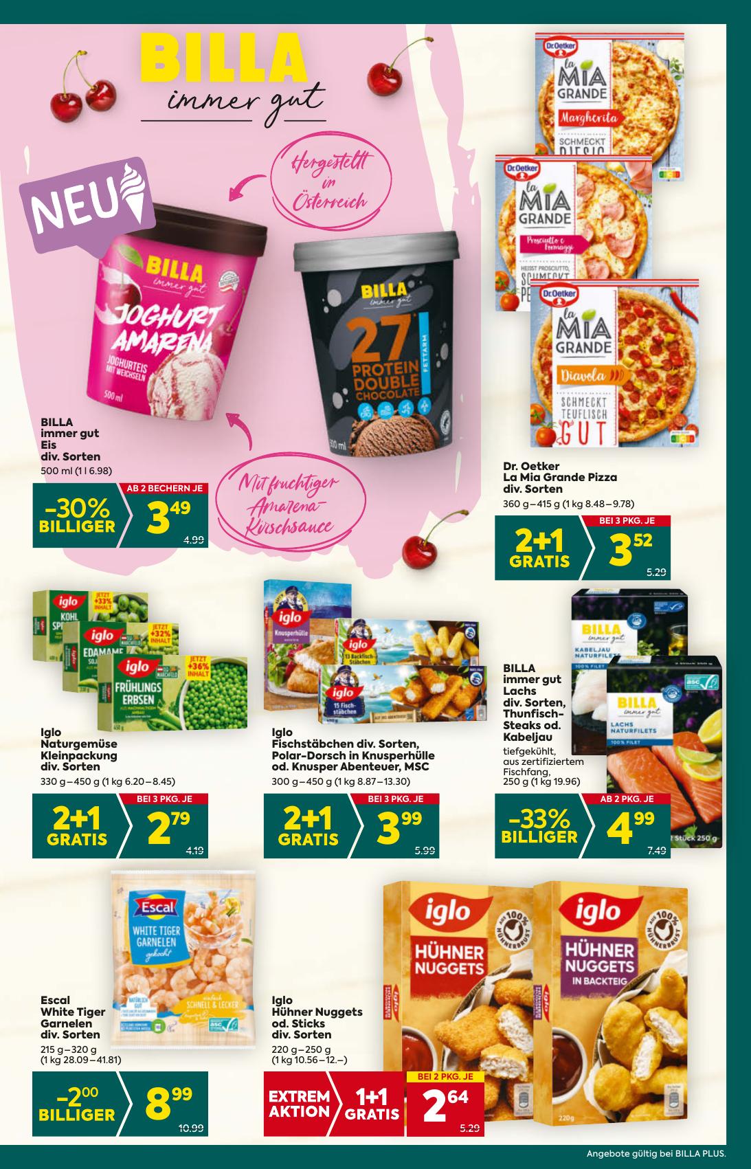 Billa Plus flyer page