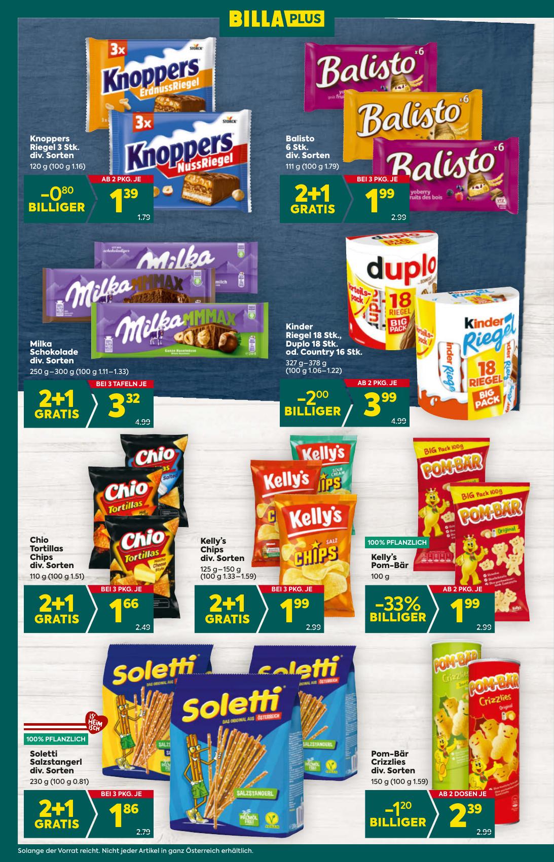 Billa Plus flyer page