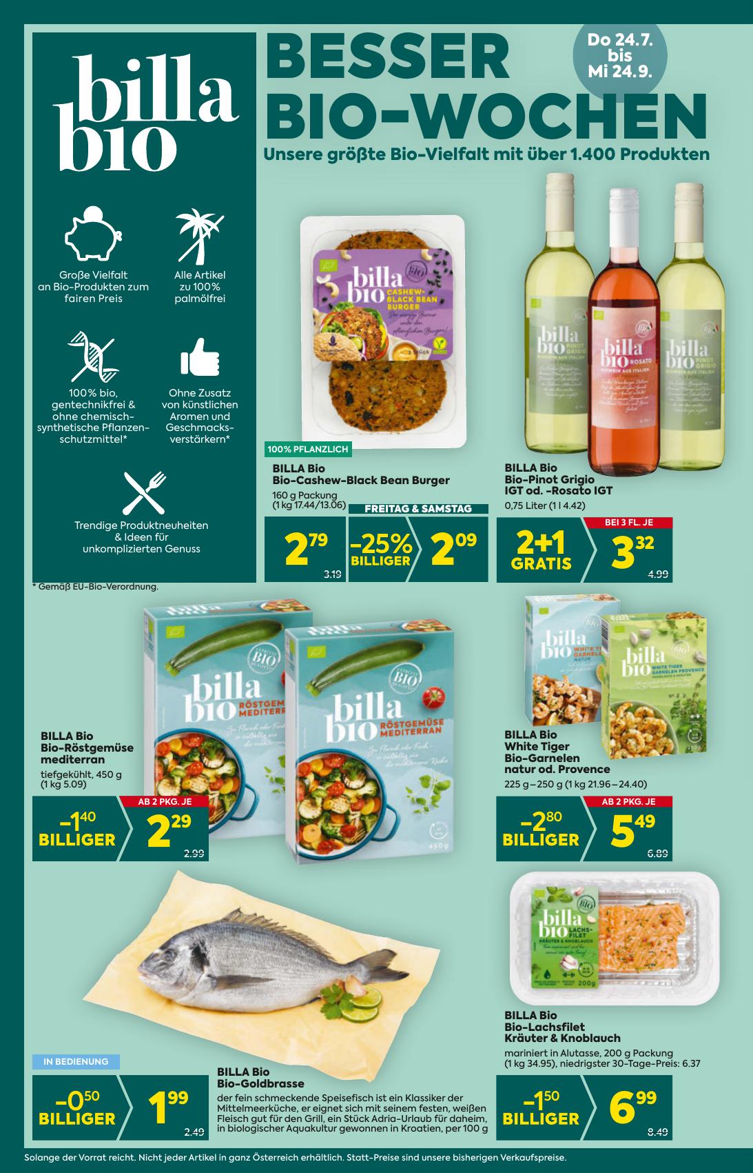 Billa Plus flyer page