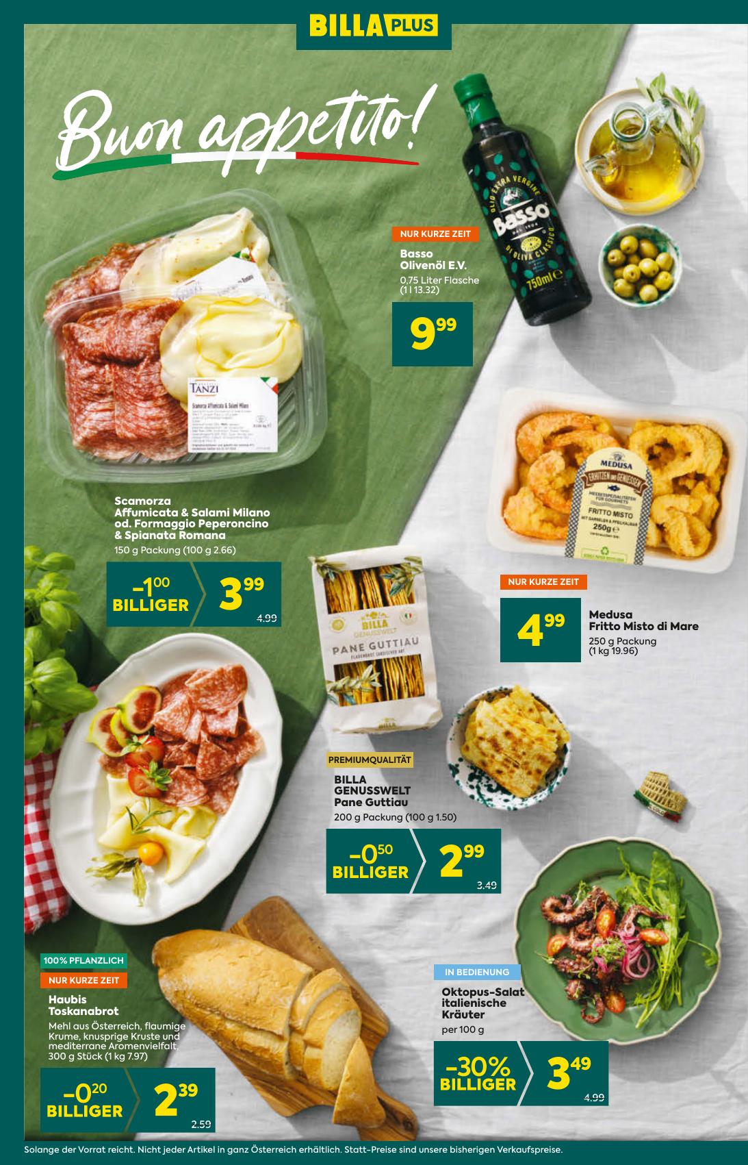 Billa Plus flyer page