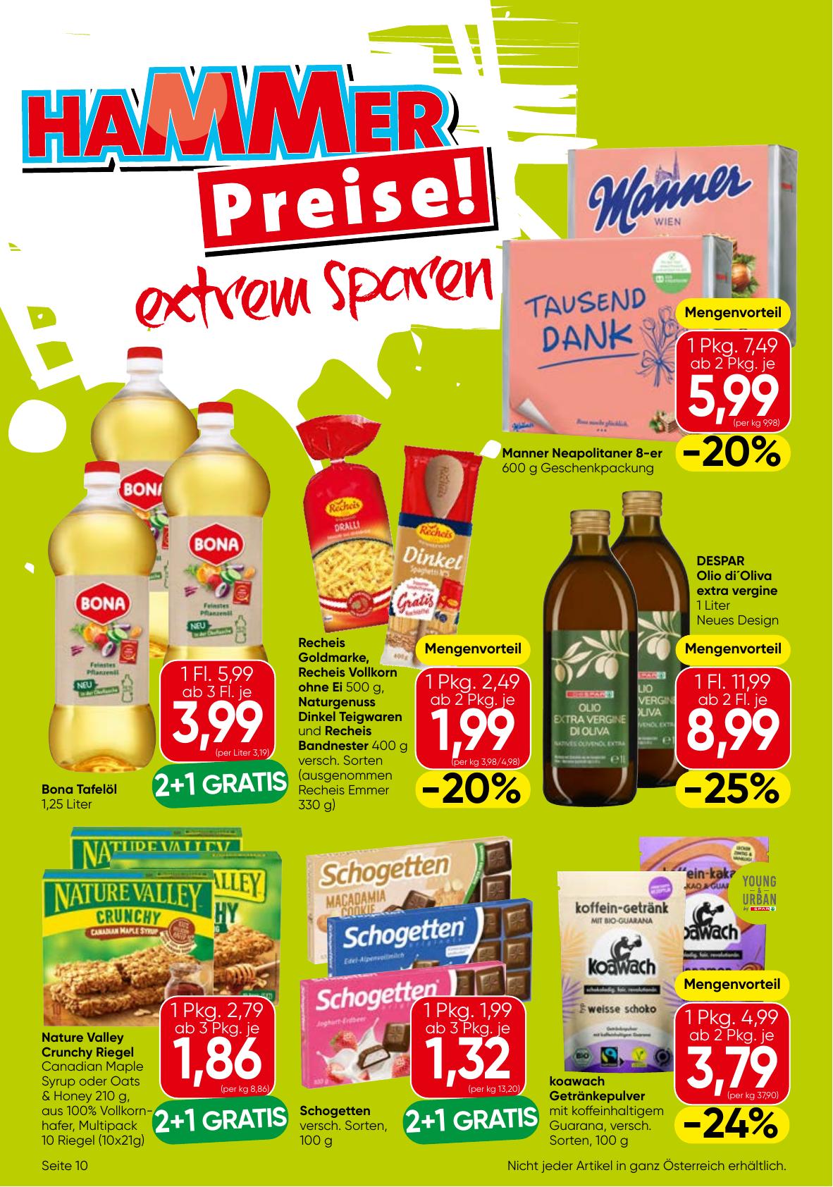 Eurospar flyer page