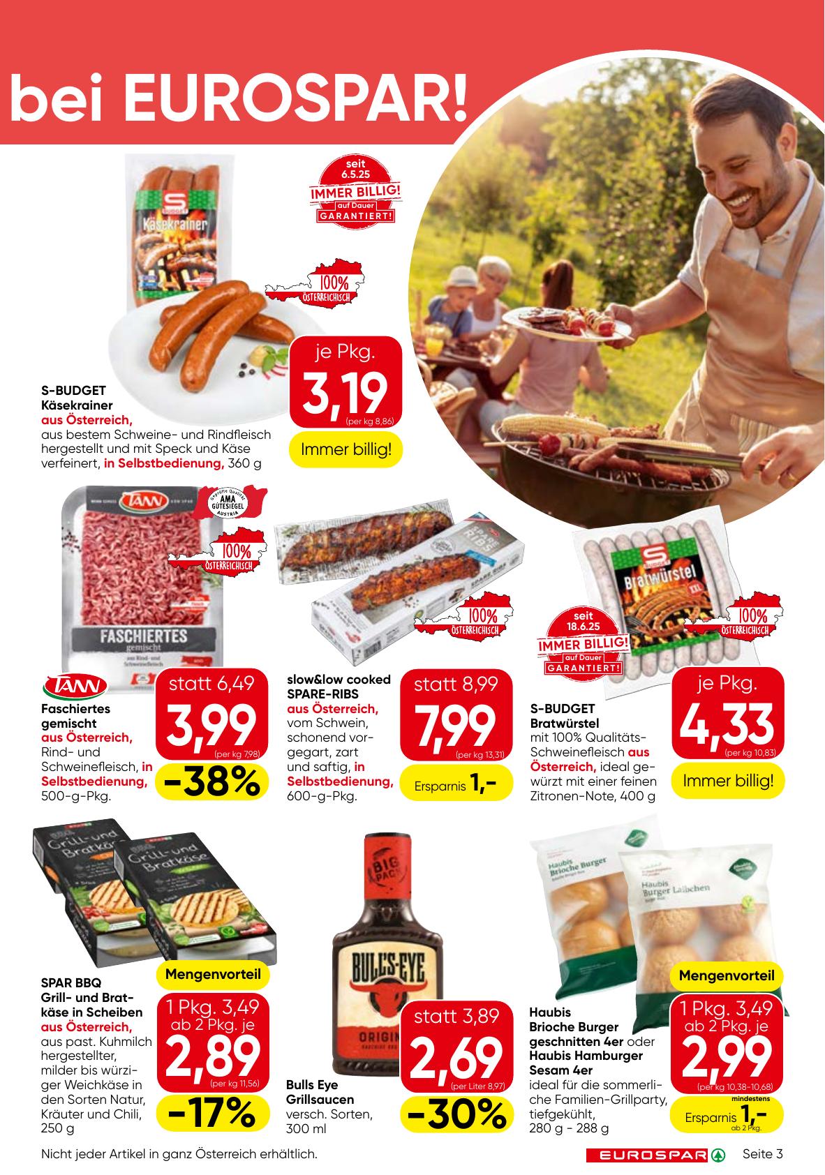 Eurospar flyer page