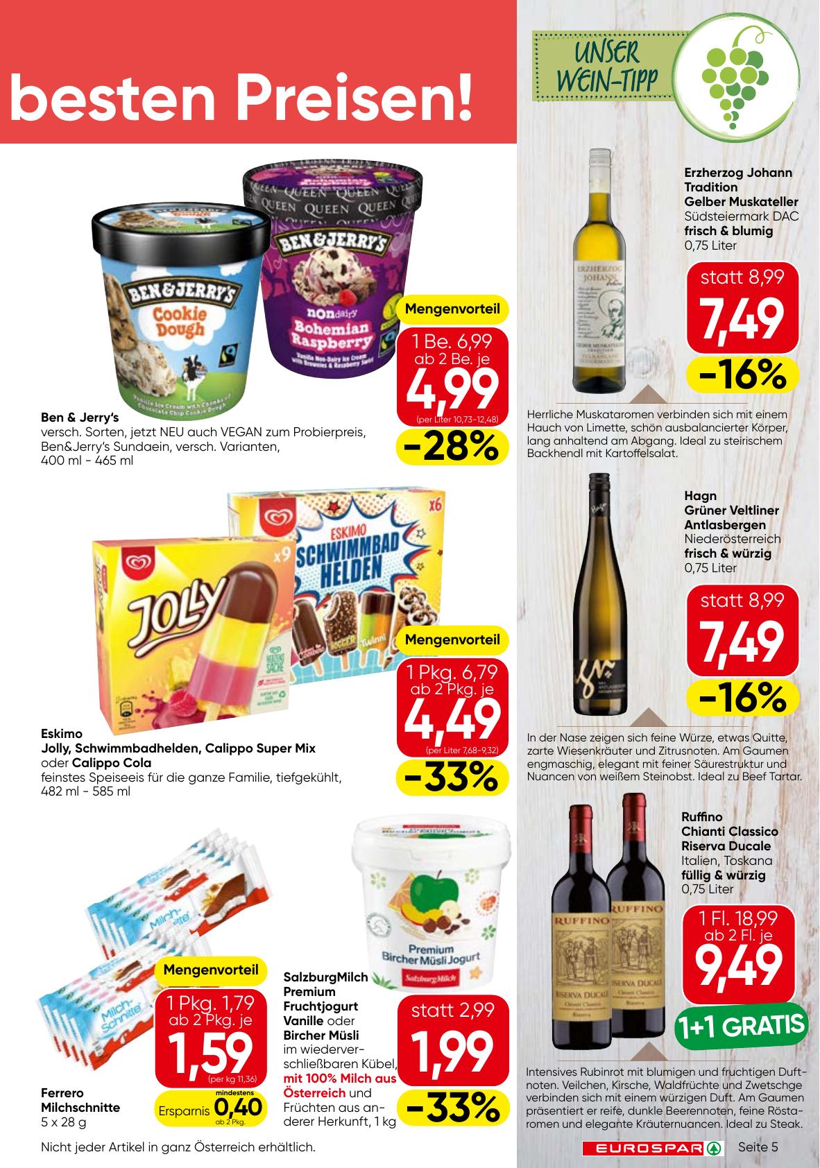 Eurospar flyer page