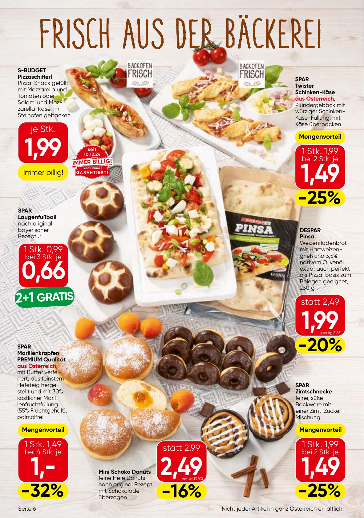 Eurospar flyer page