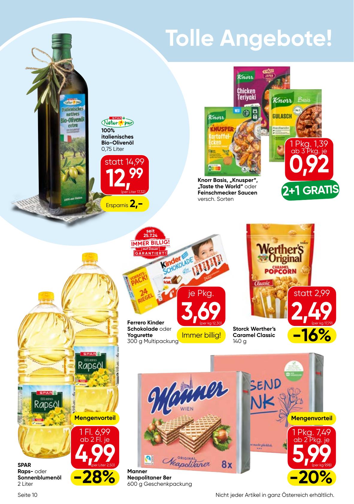 Eurospar flyer page