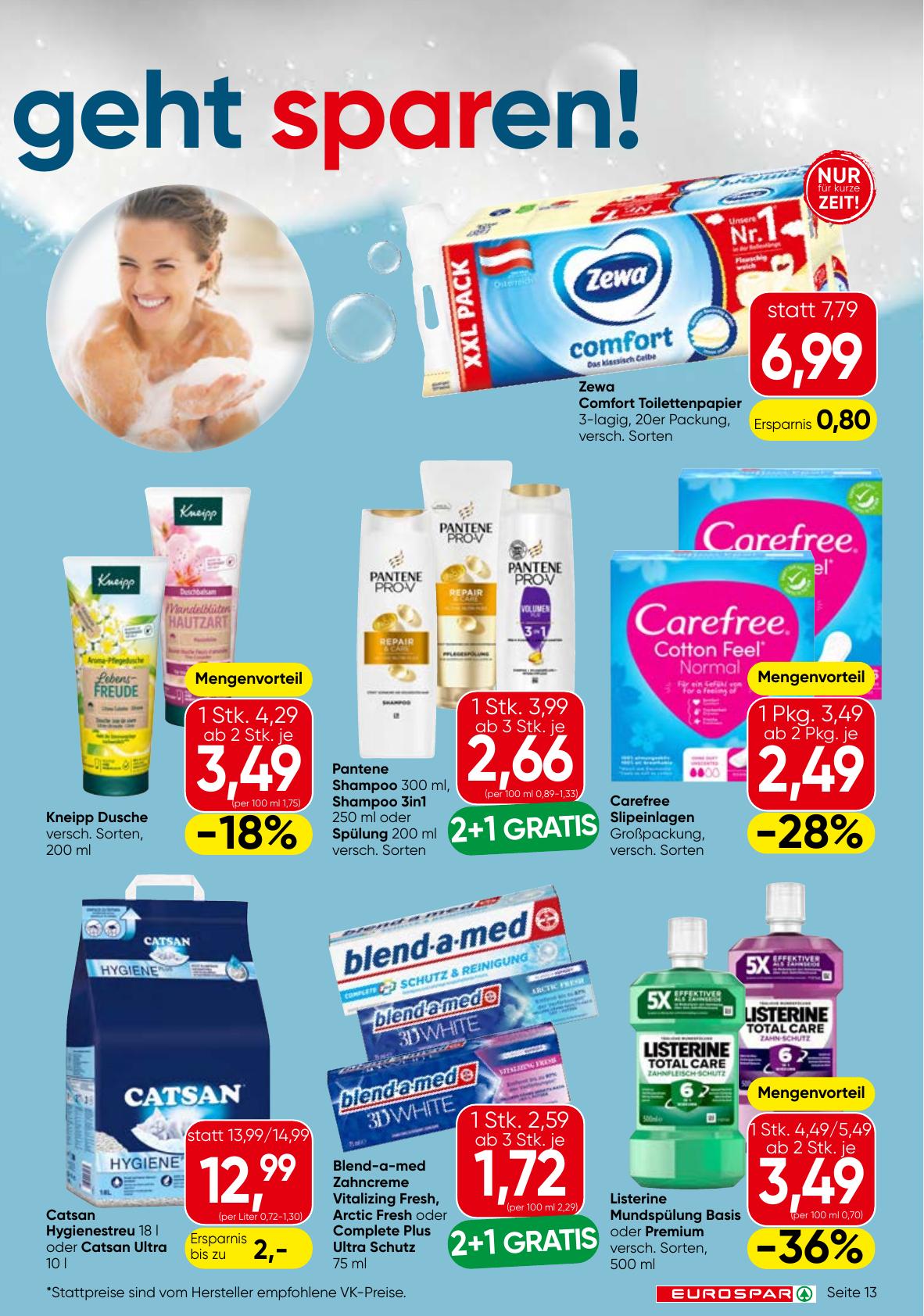 Eurospar flyer page