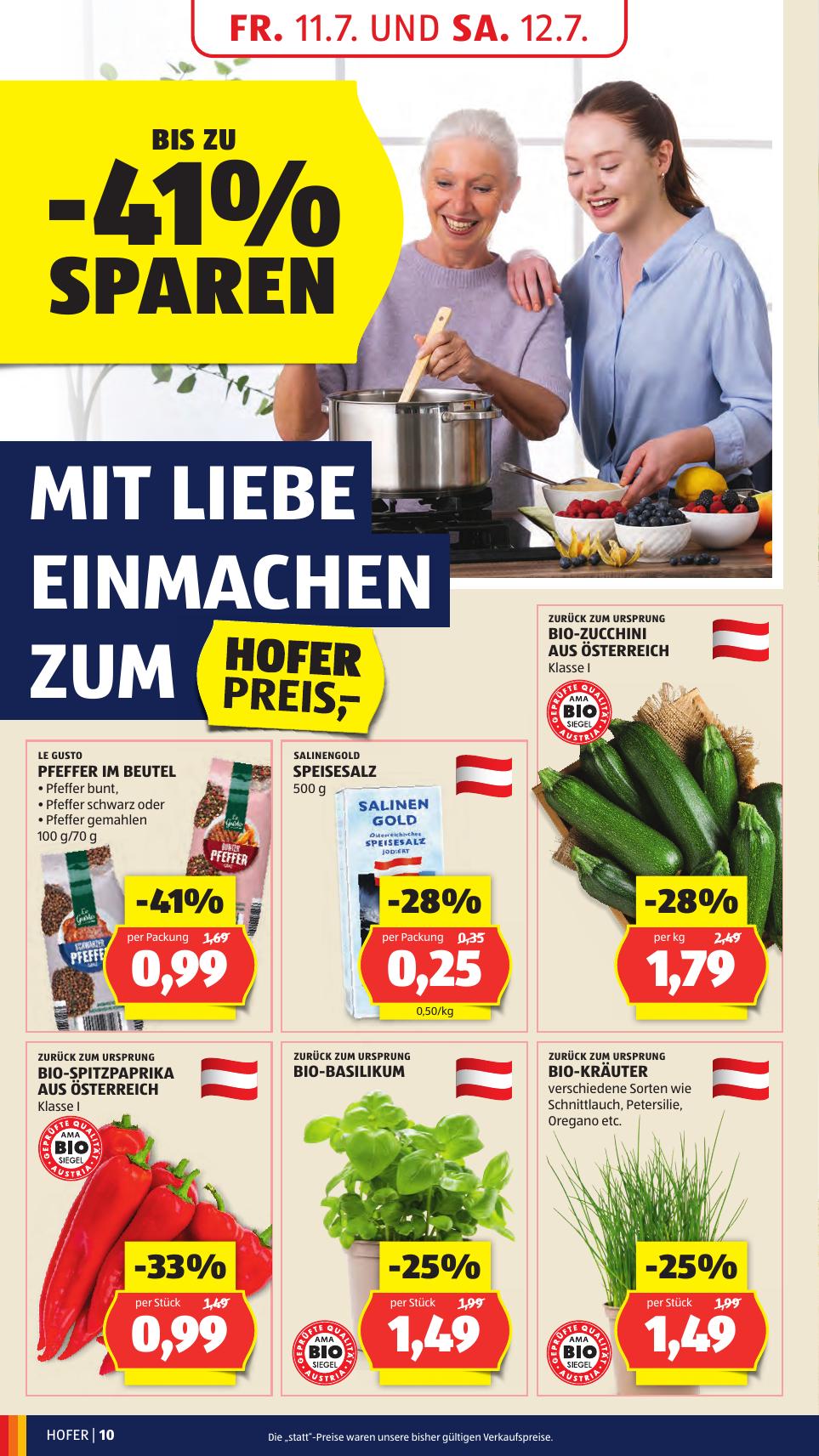 Hofer flyer page
