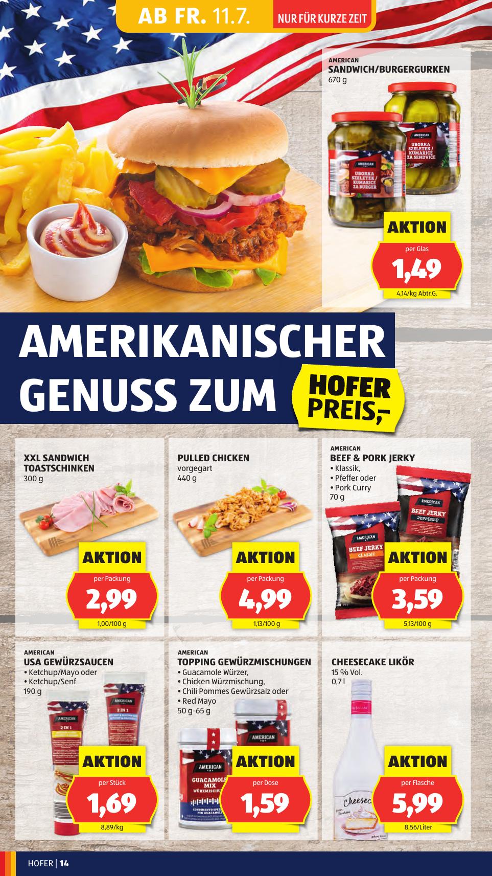 Hofer flyer page