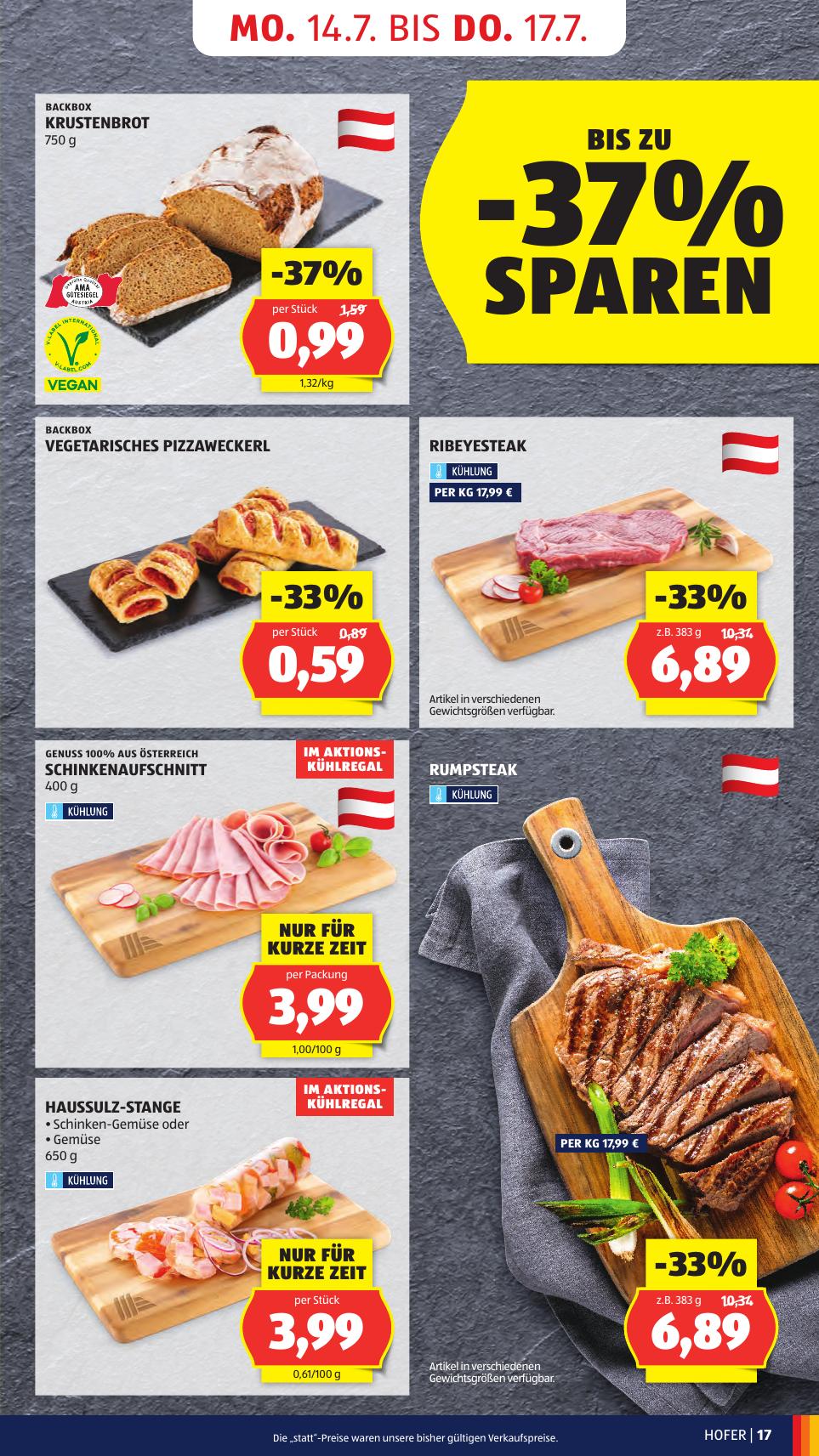 Hofer flyer page
