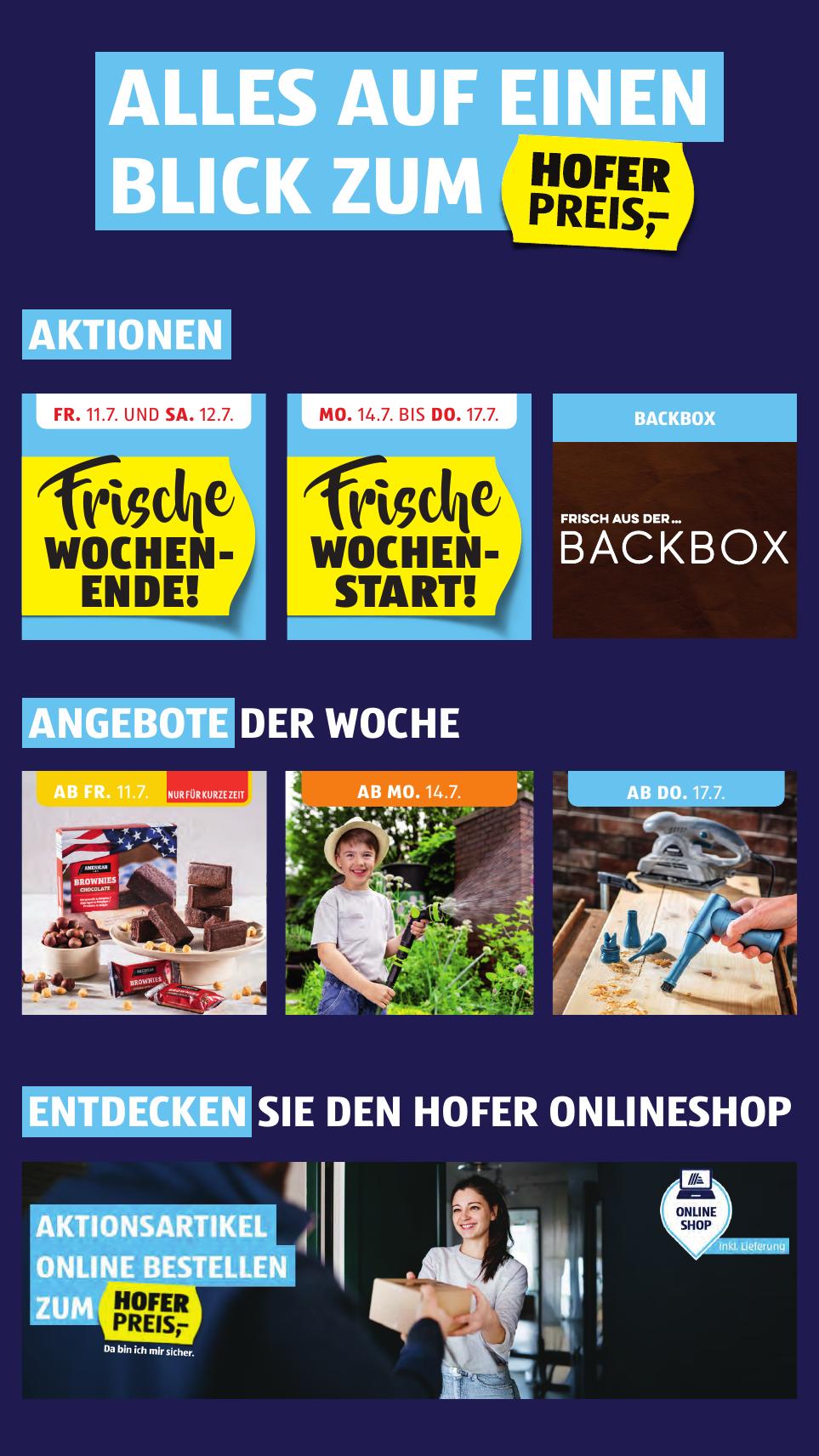 Hofer flyer page