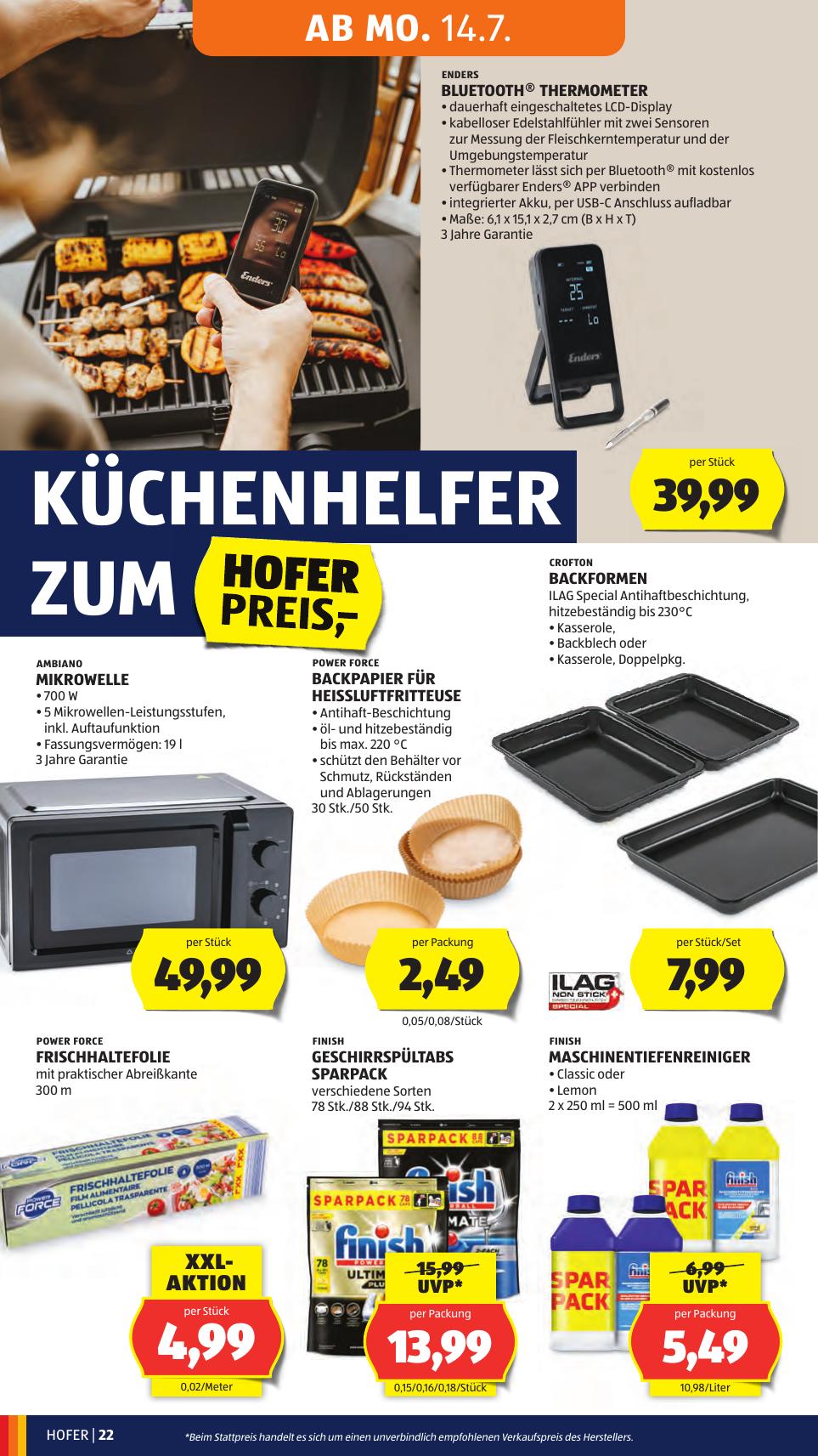 Hofer flyer page
