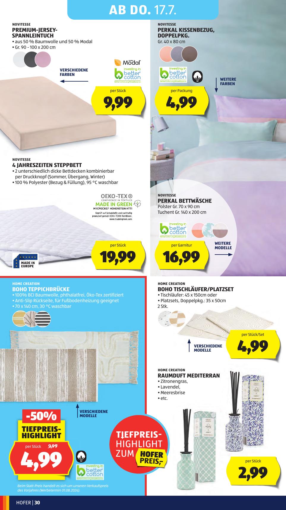 Hofer flyer page