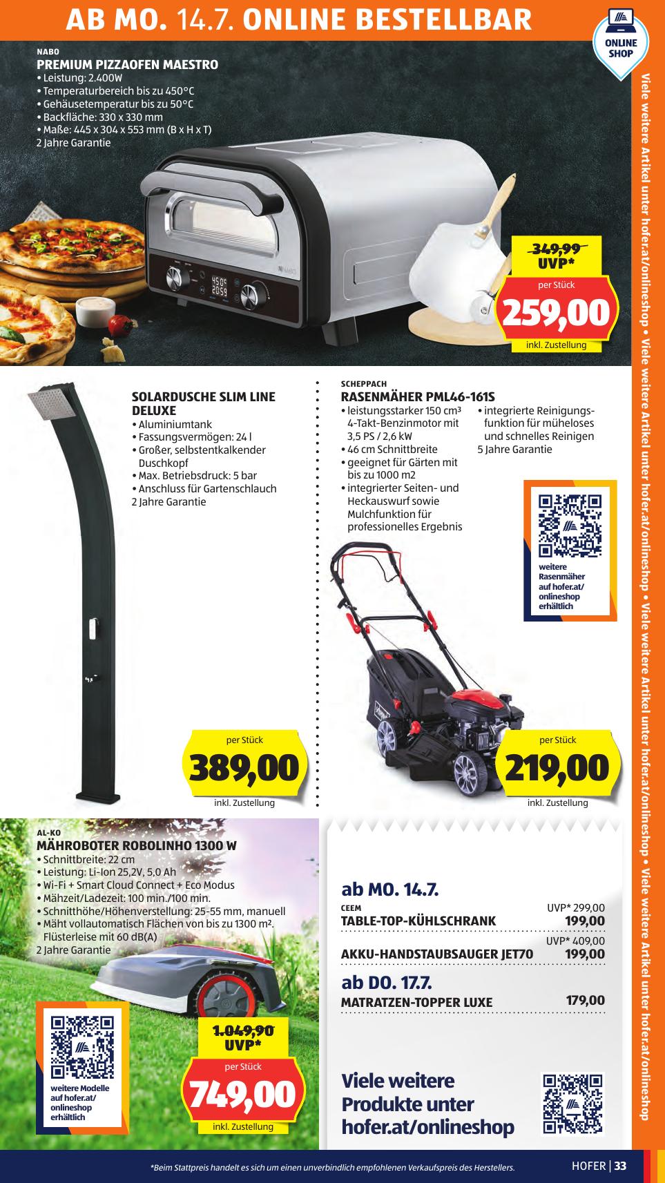 Hofer flyer page