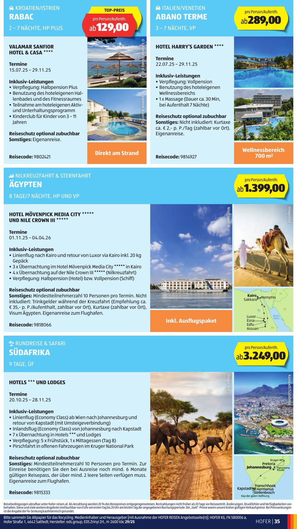 Hofer flyer page