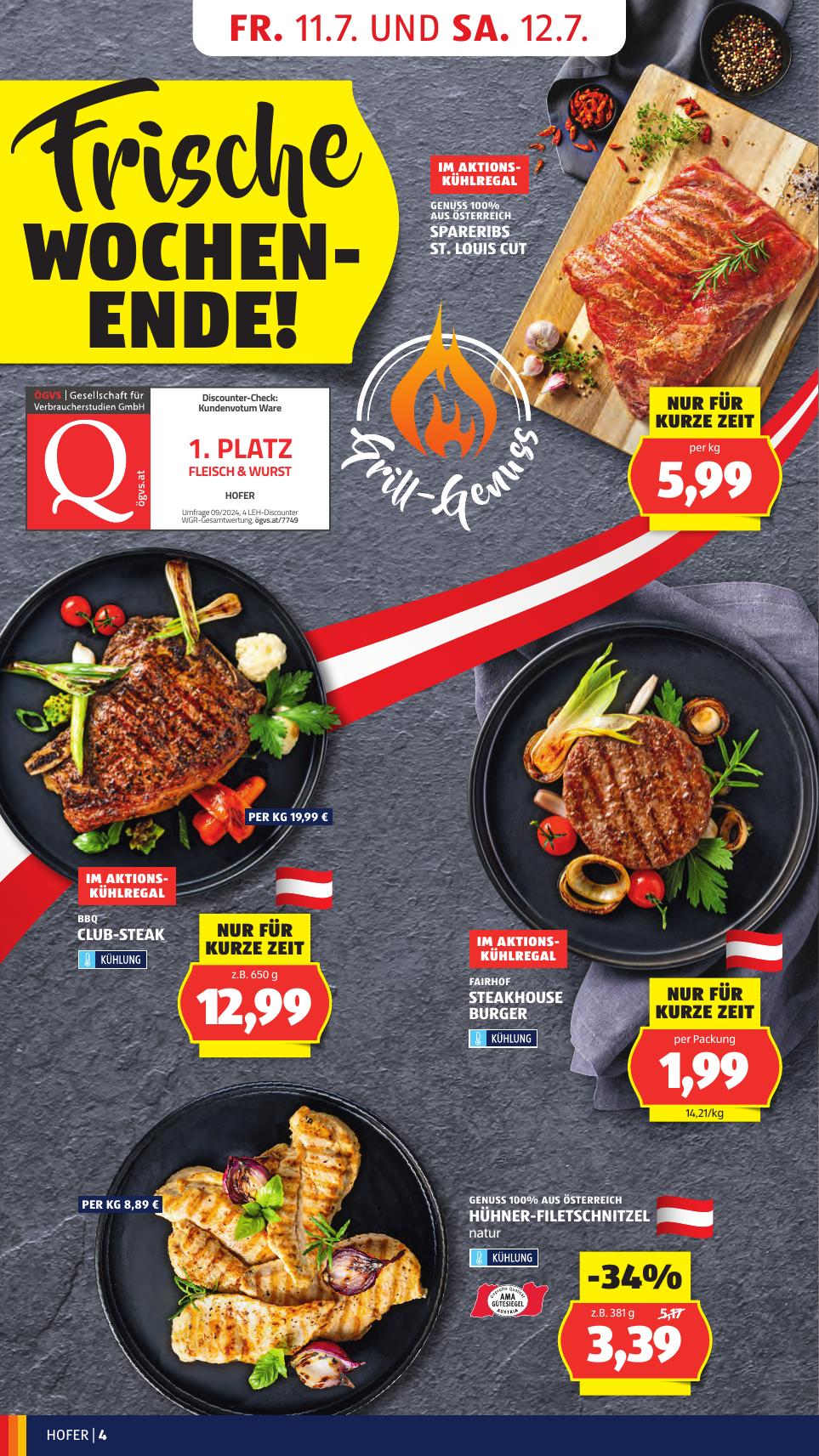 Hofer flyer page