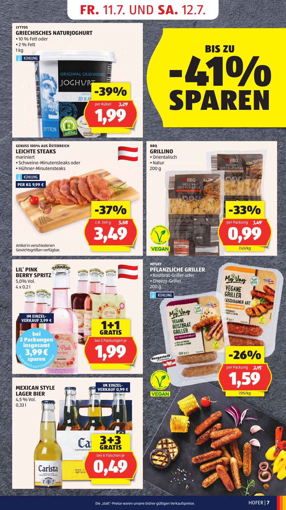 Hofer flyer page