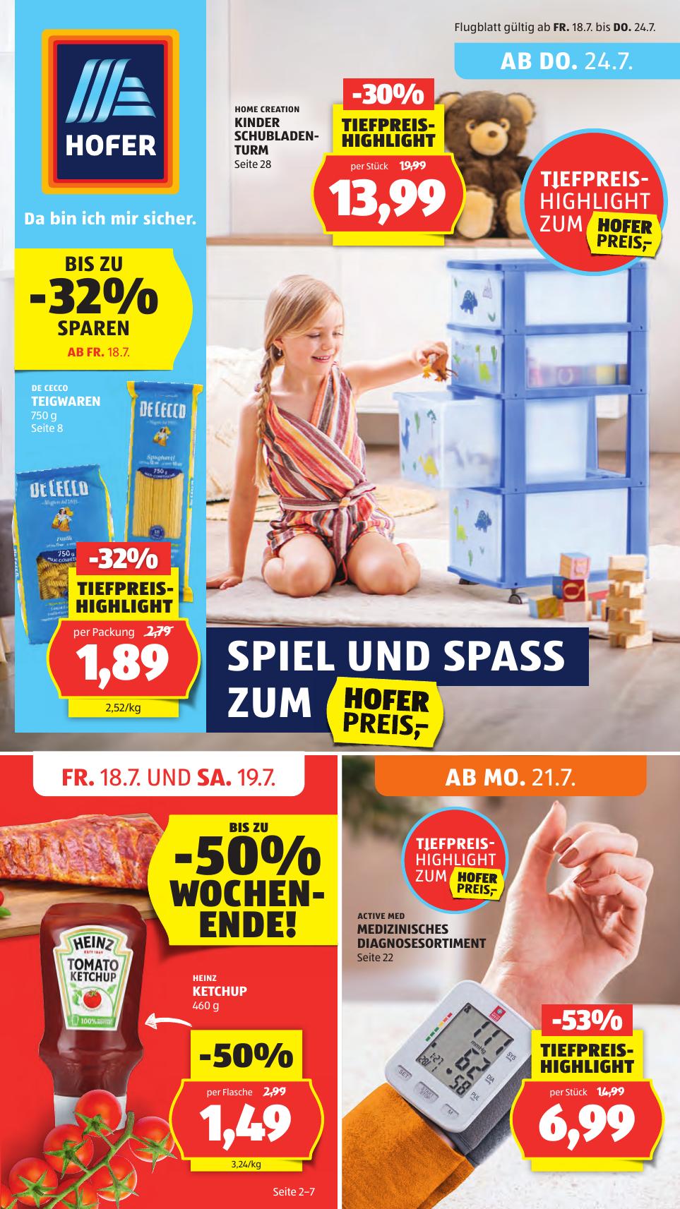 Hofer flyer page