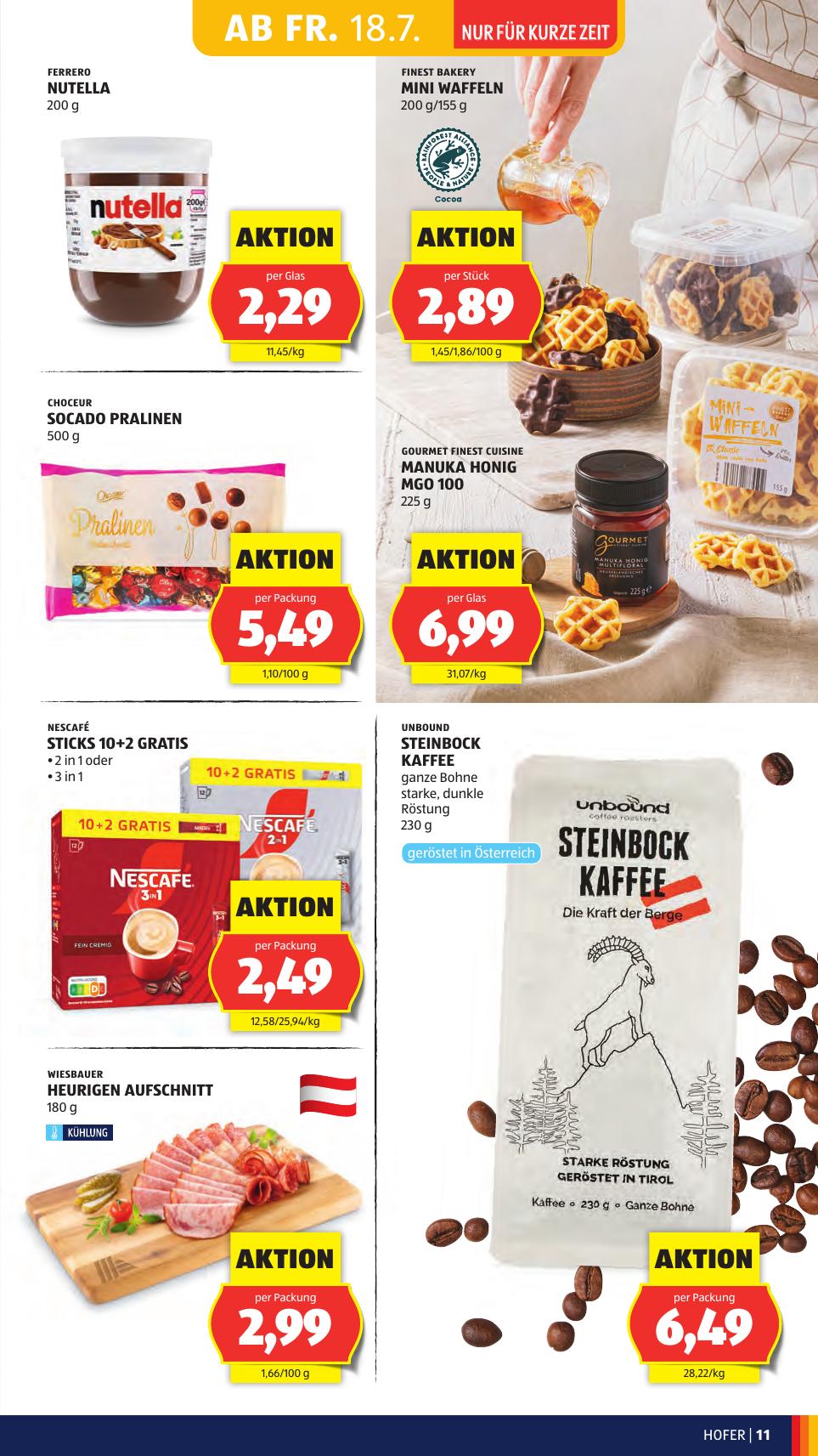 Hofer flyer page