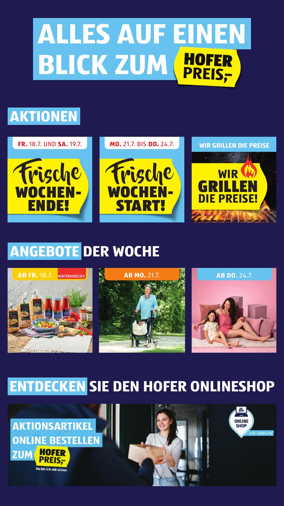 Hofer flyer page