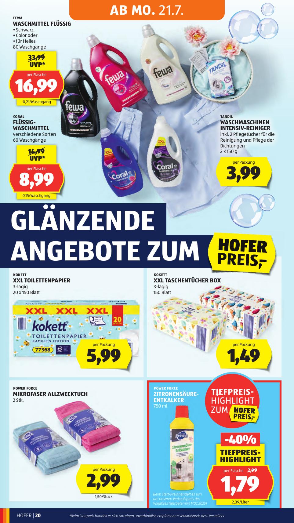 Hofer flyer page