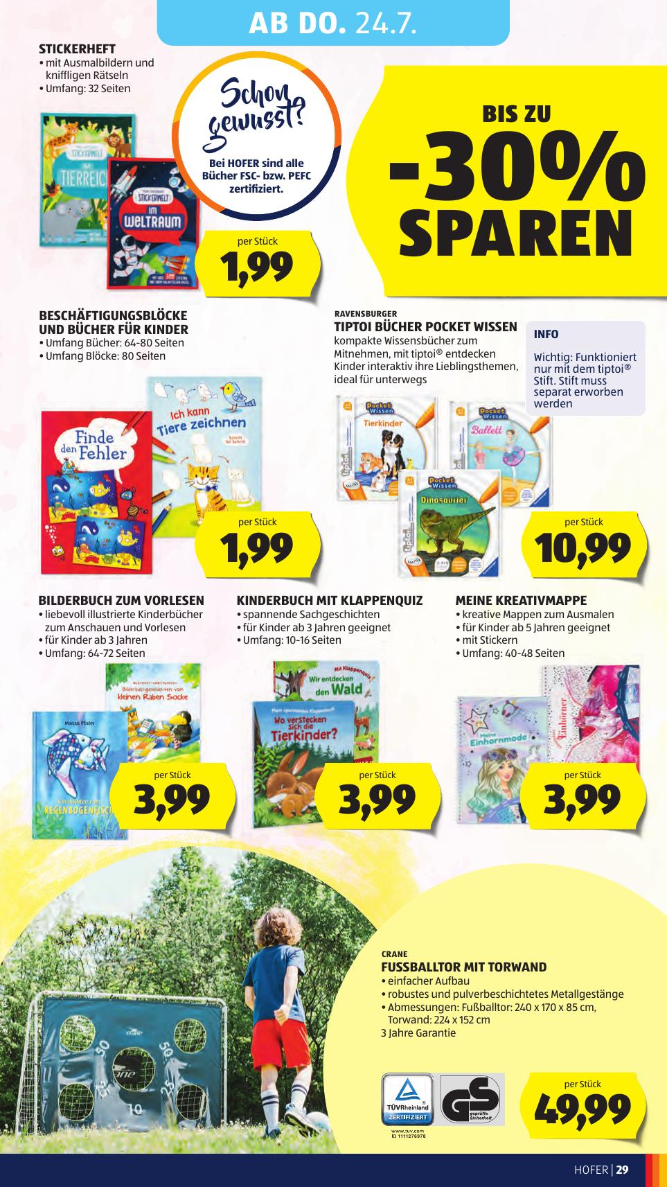 Hofer flyer page