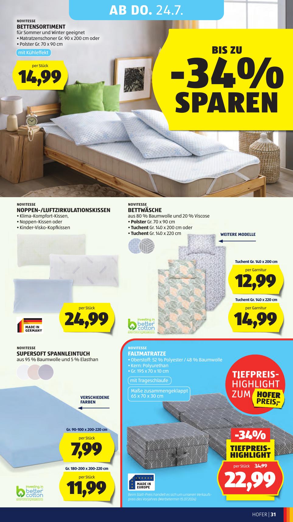Hofer flyer page