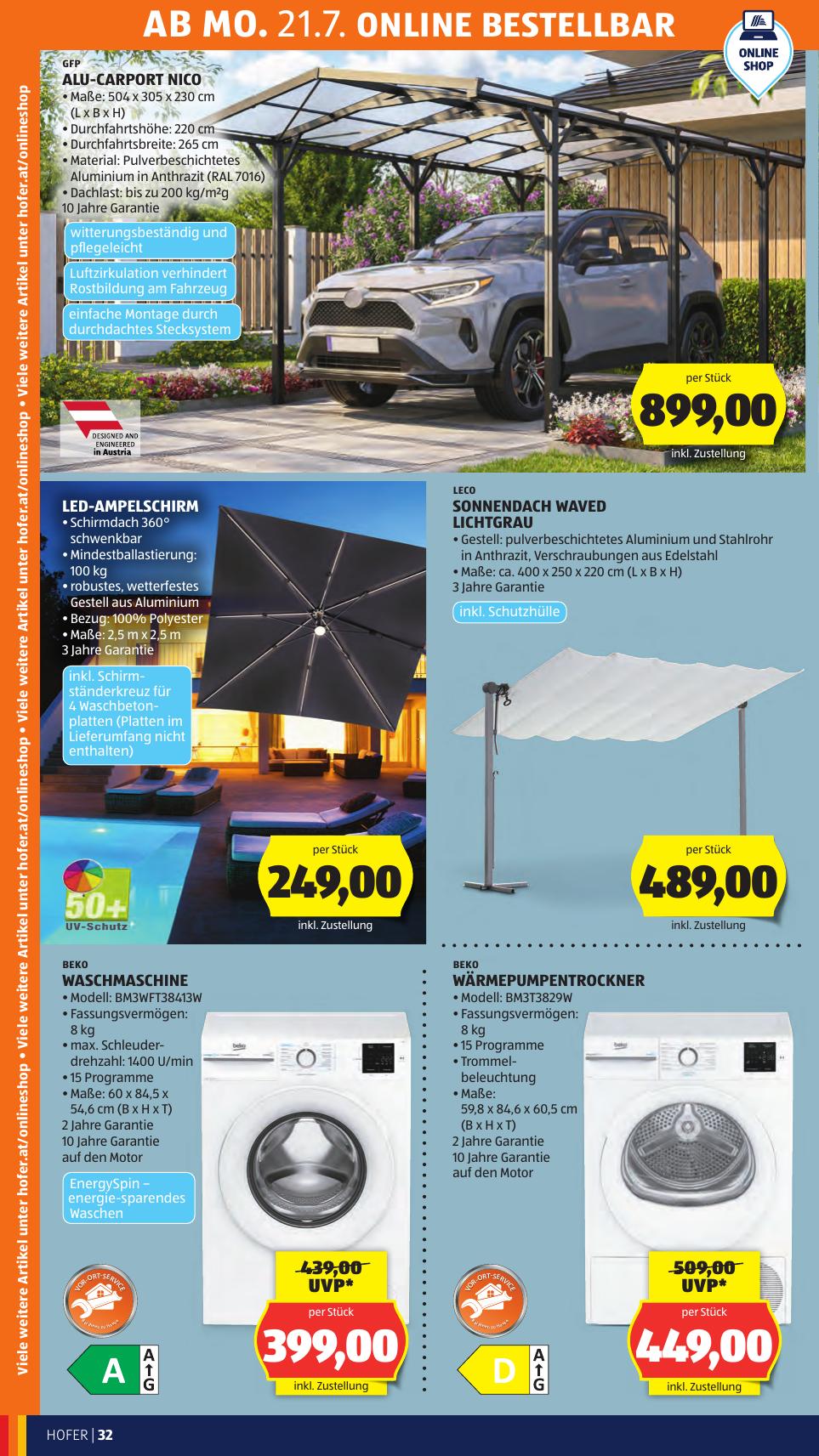 Hofer flyer page