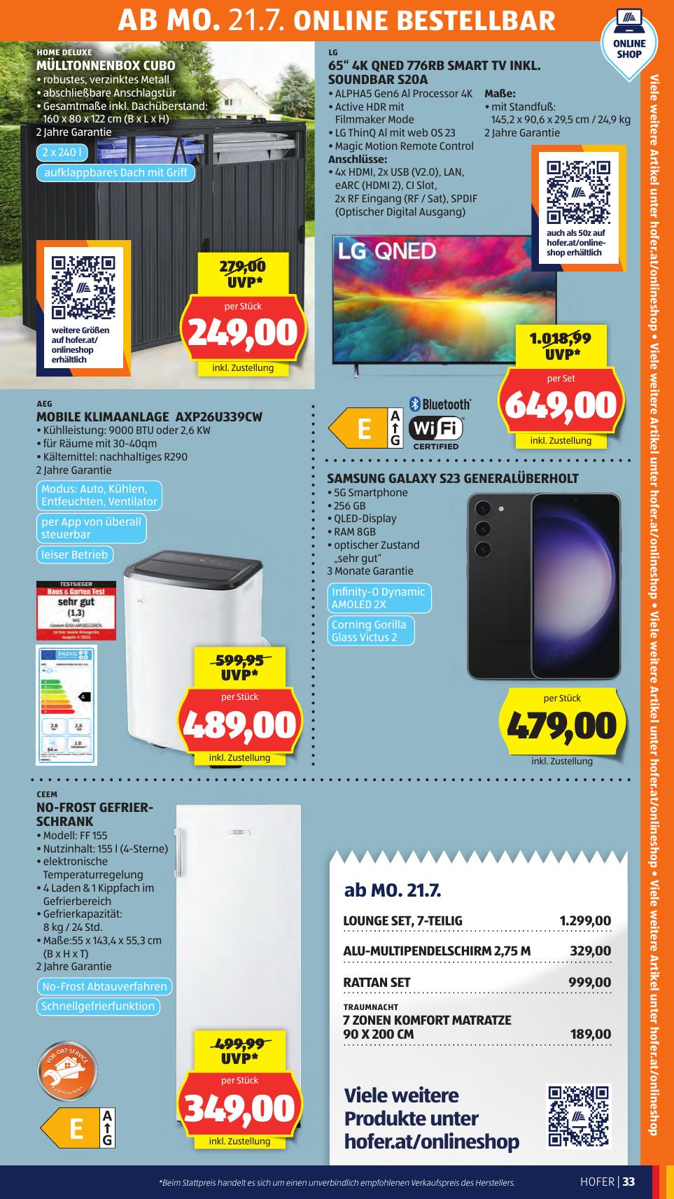 Hofer flyer page