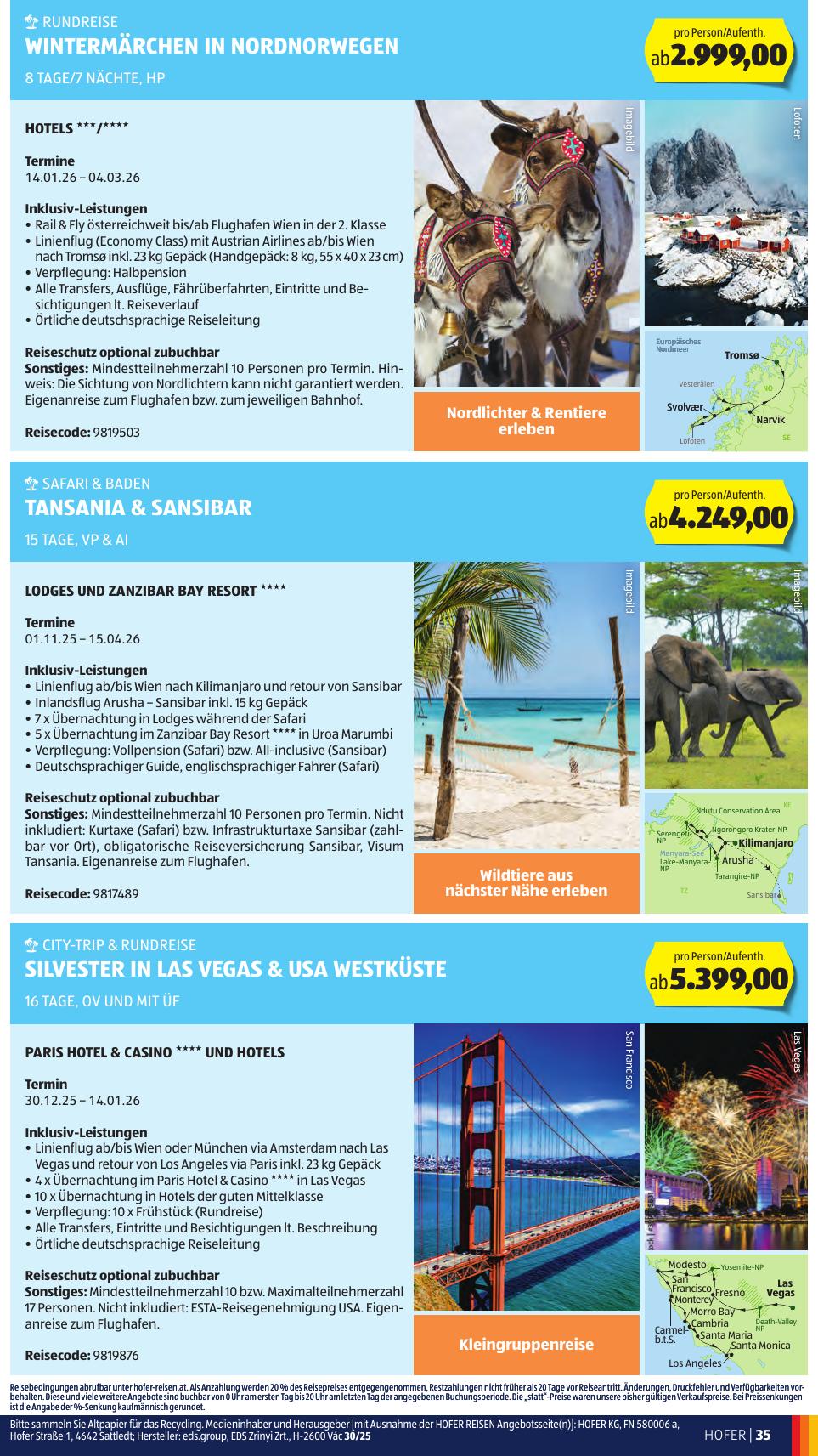 Hofer flyer page