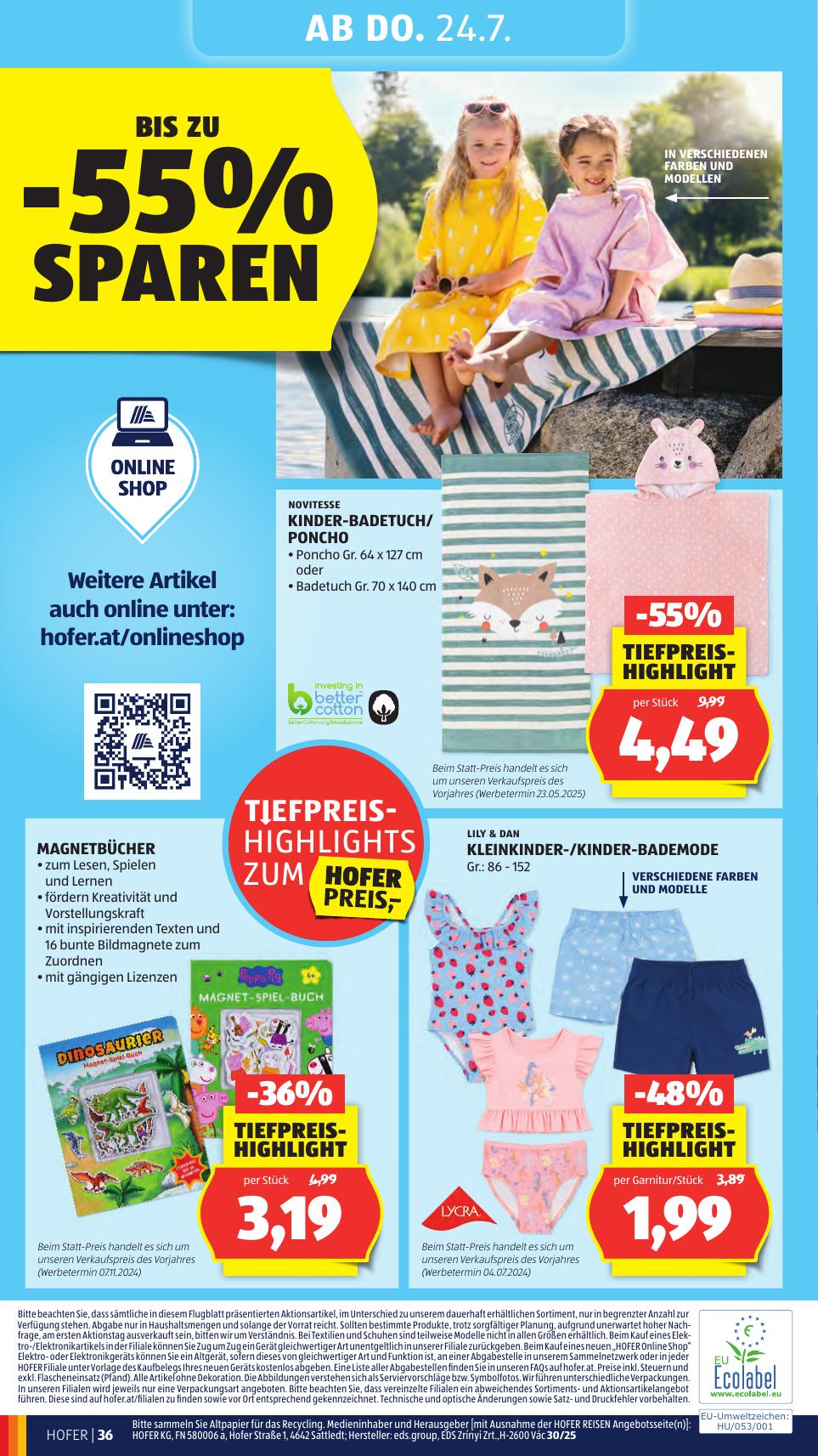 Hofer flyer page