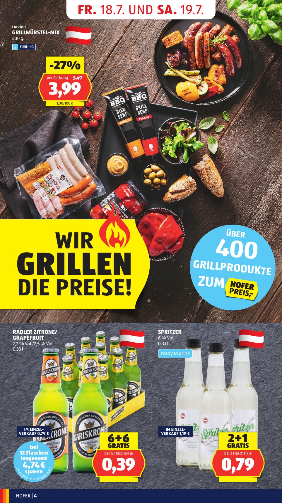 Hofer flyer page