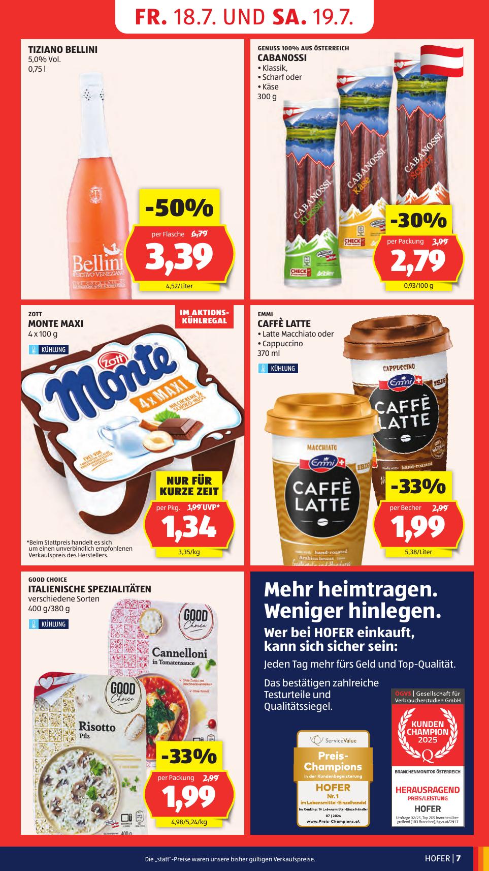 Hofer flyer page