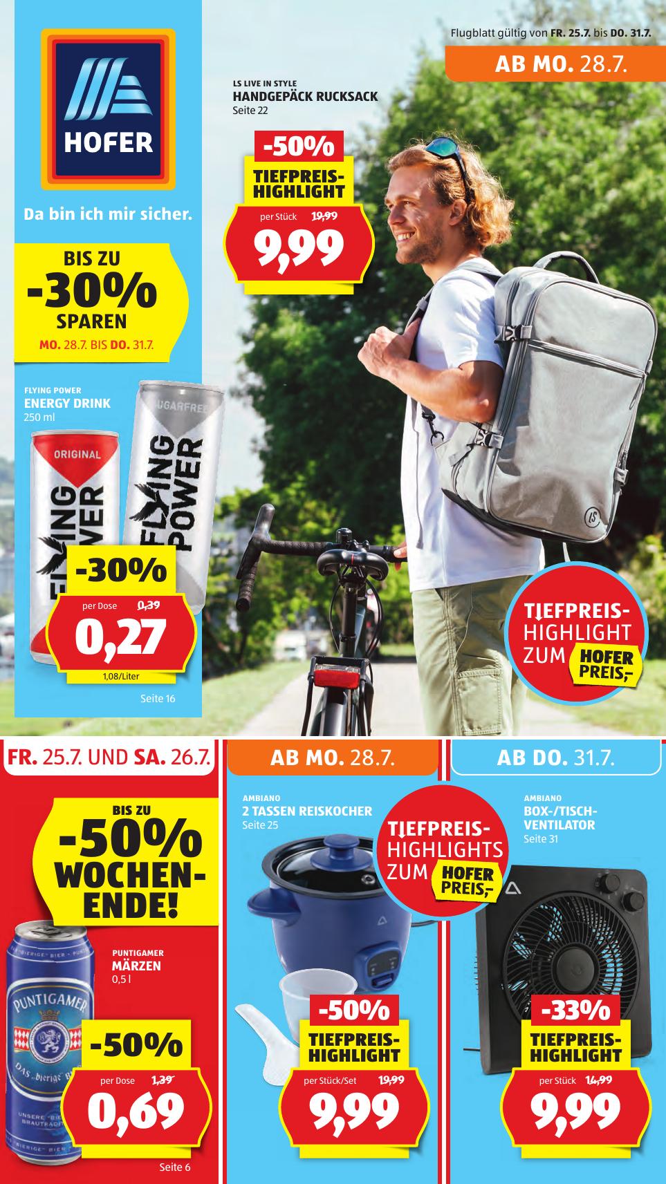 Hofer flyer page